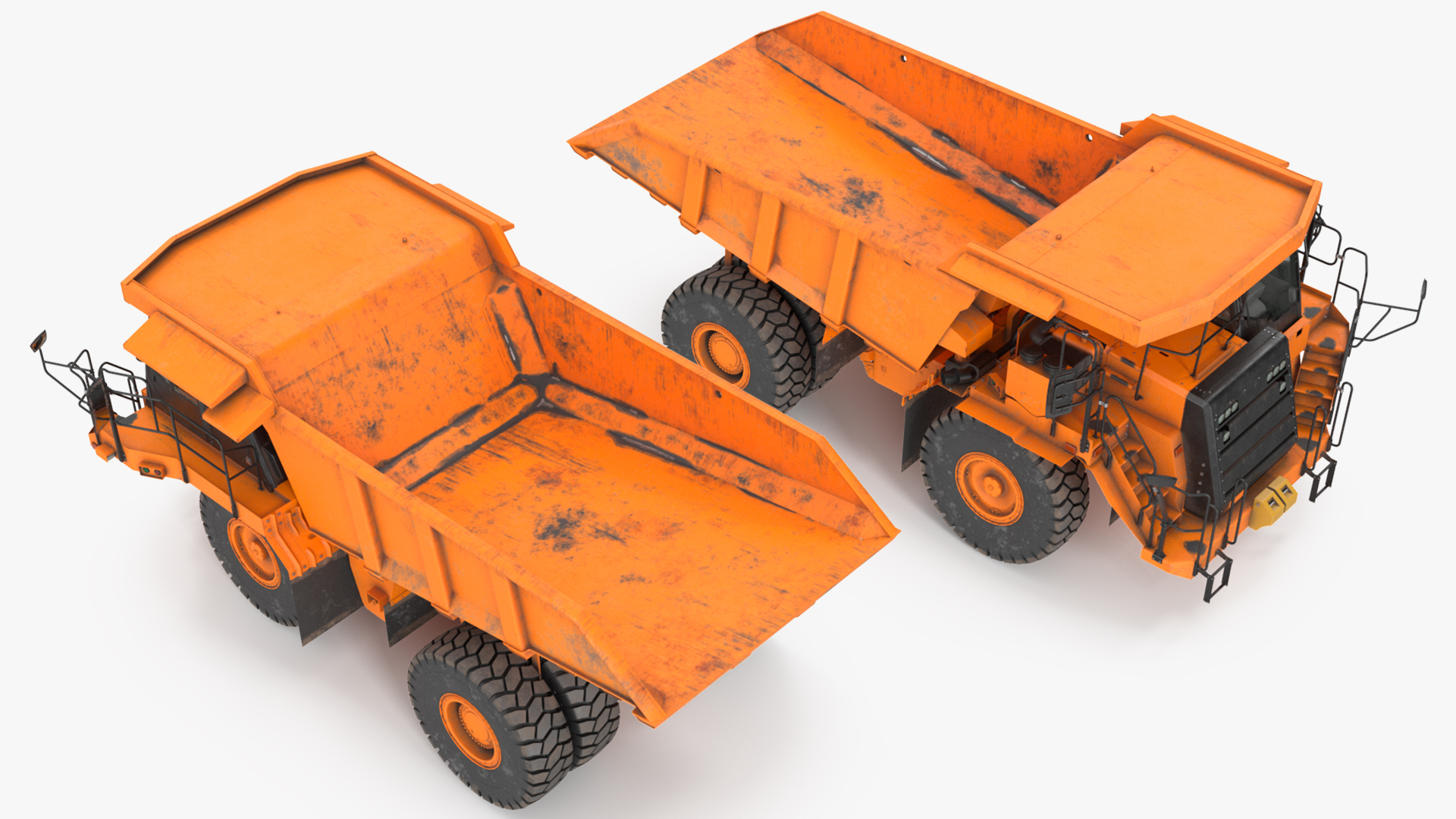 3D Off Highway Dump Truck Dirty model