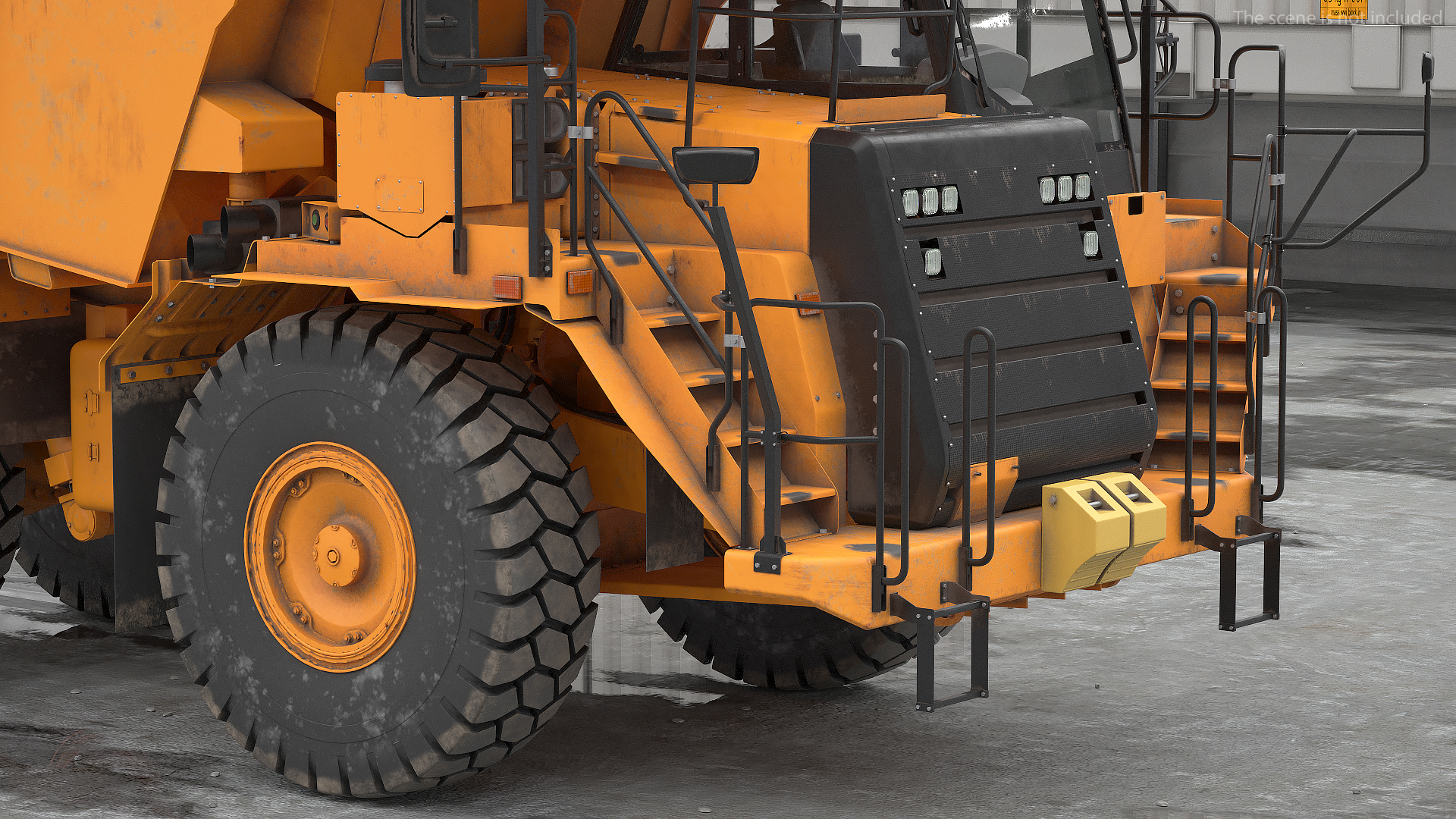 3D Off Highway Dump Truck Dirty model