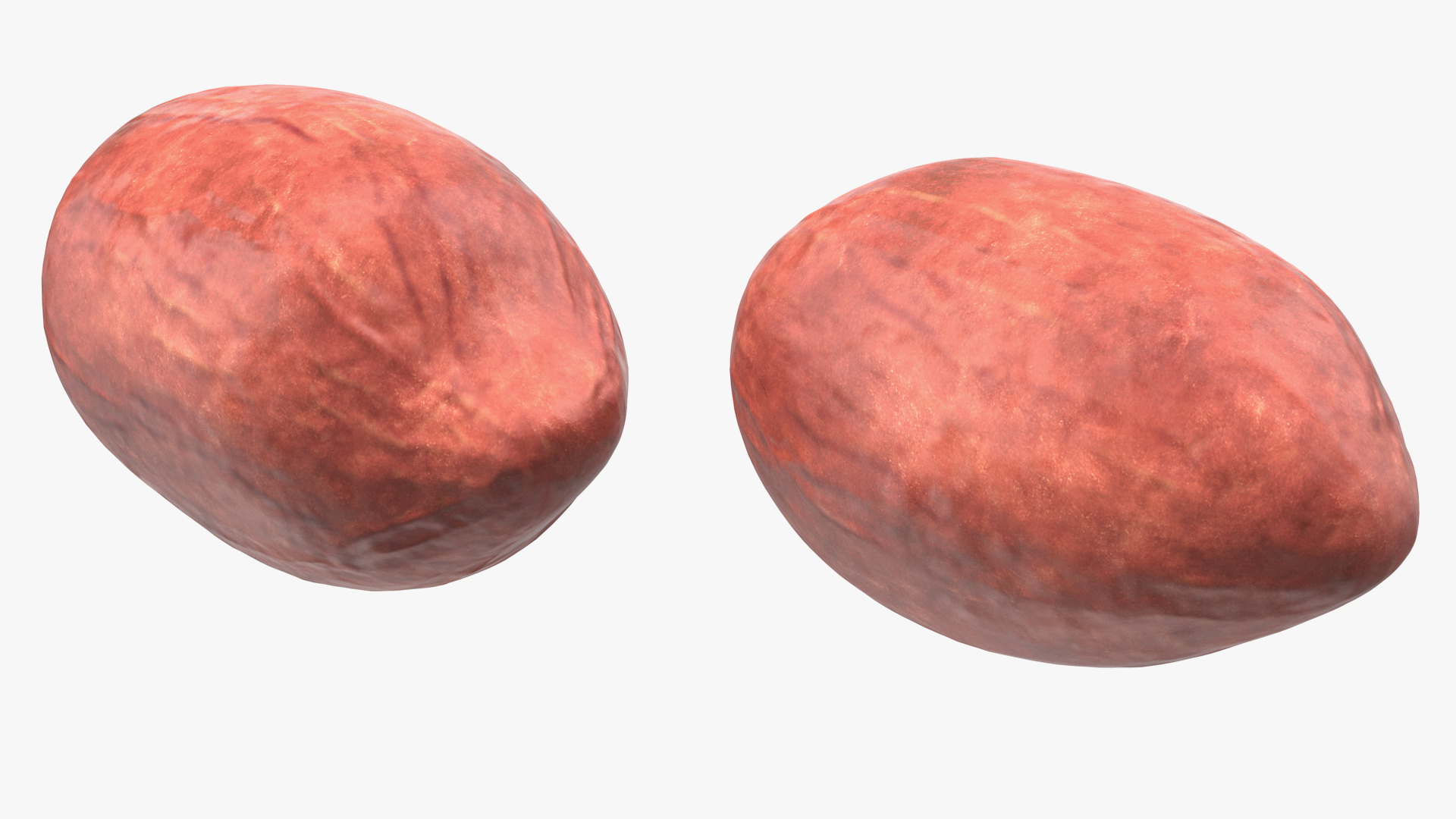 Peeled Peanuts 3D model