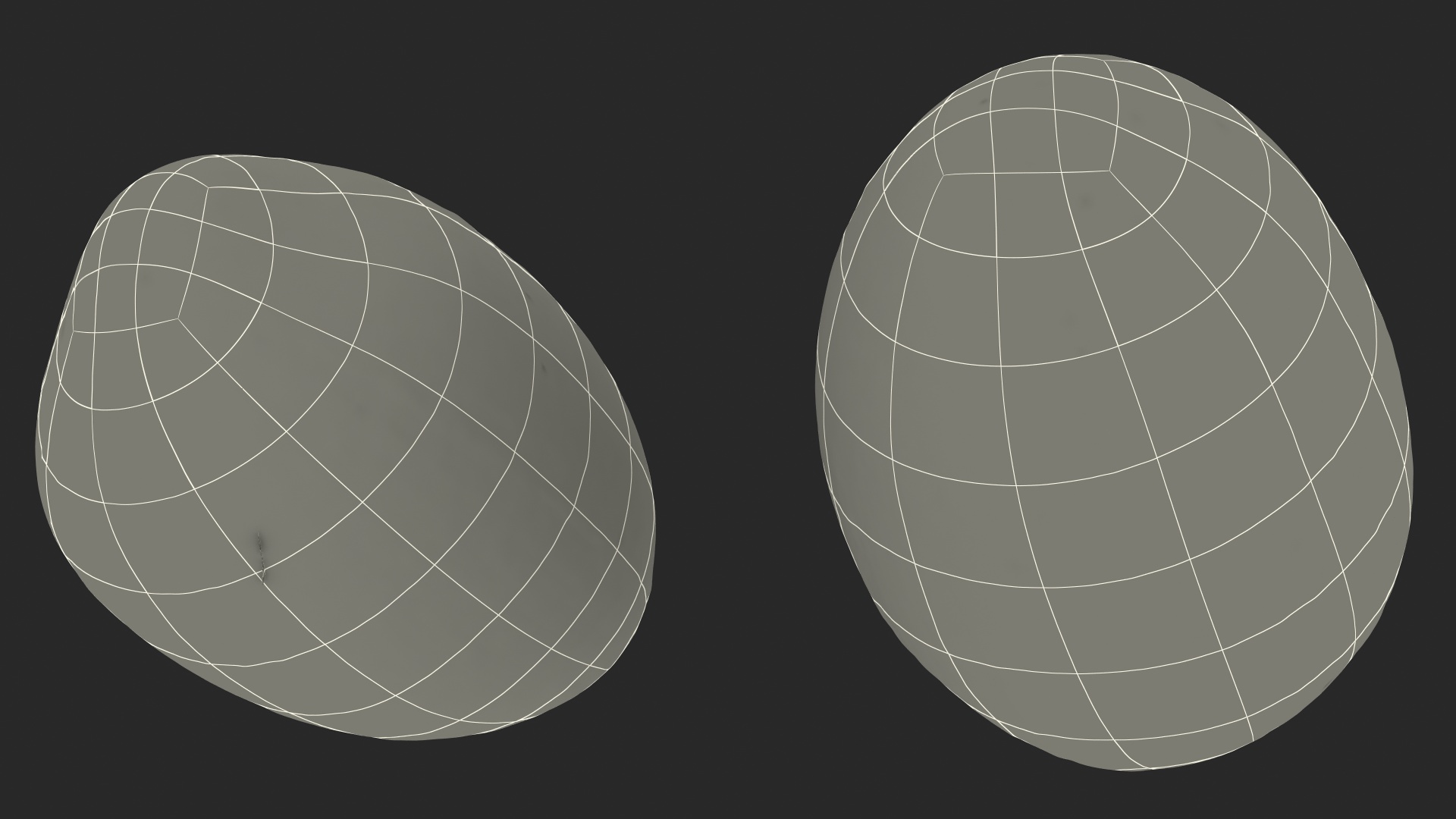 Peeled Peanuts 3D model