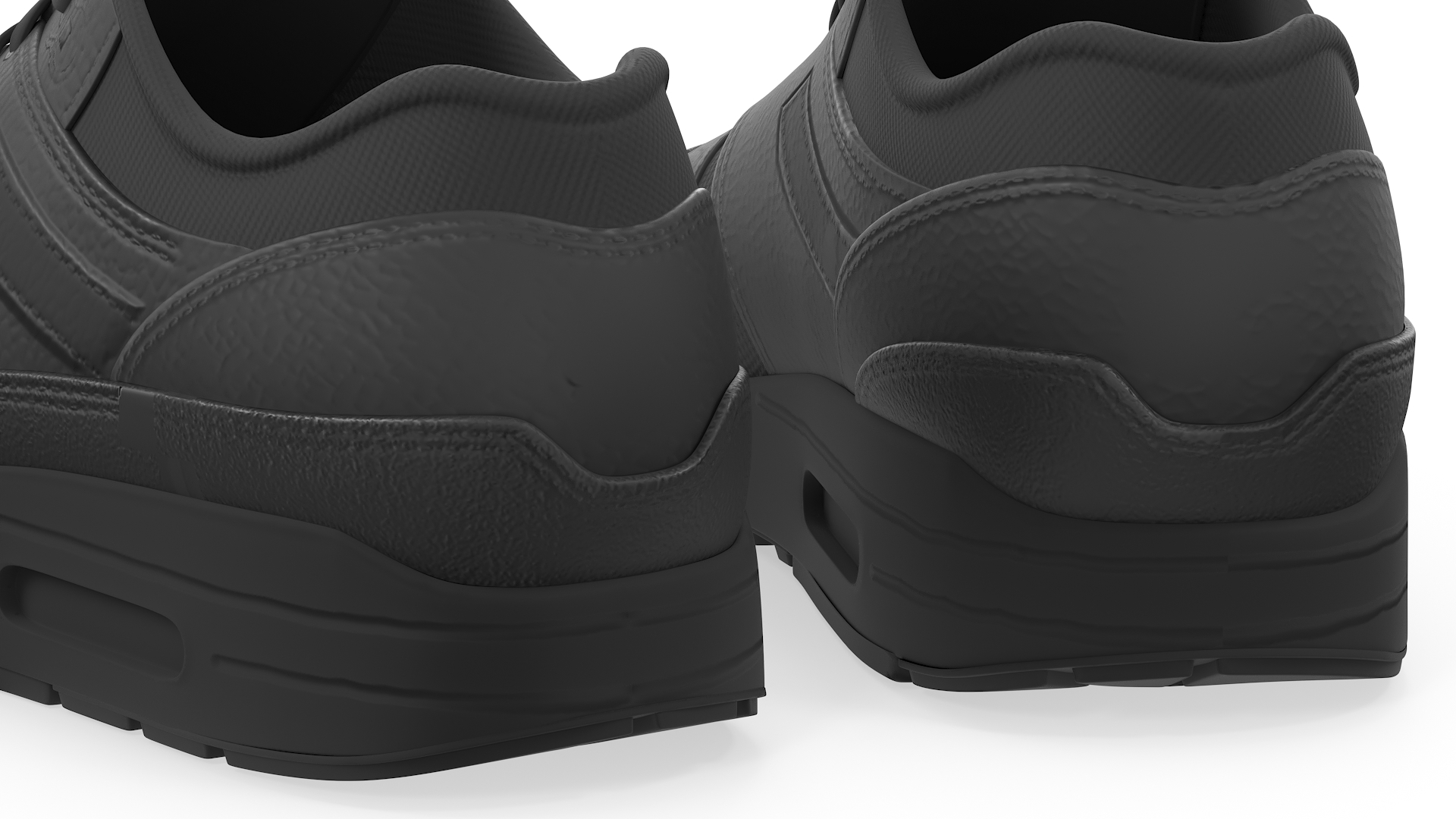 Black Sneakers 3D model