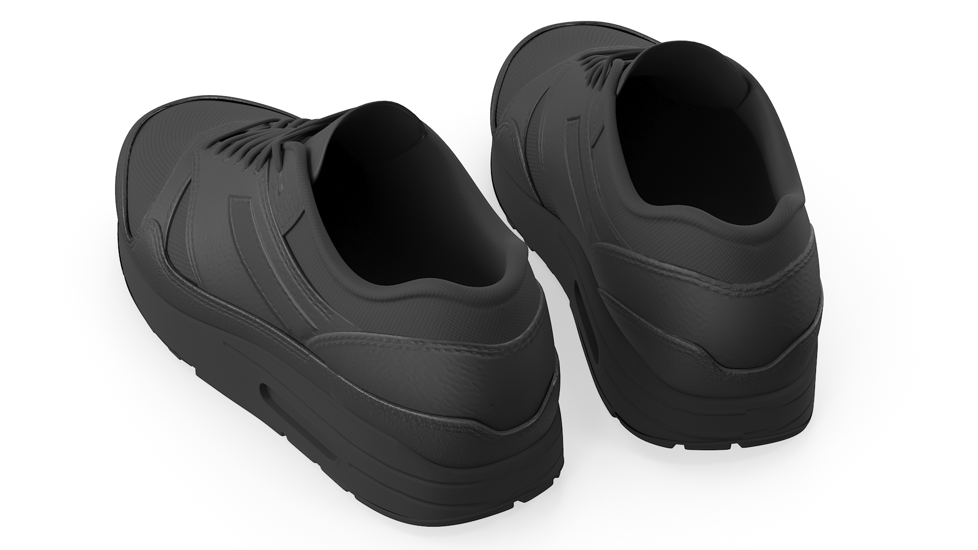 Black Sneakers 3D model