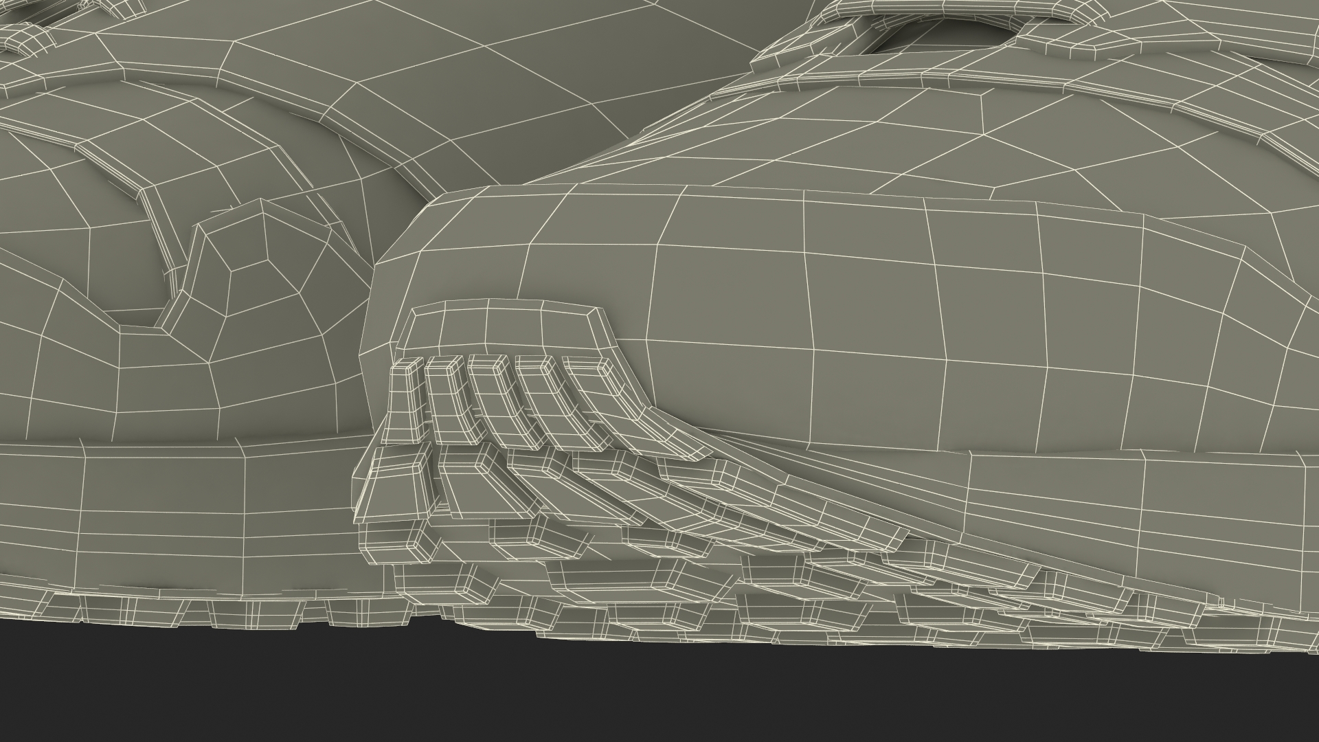 Black Sneakers 3D model