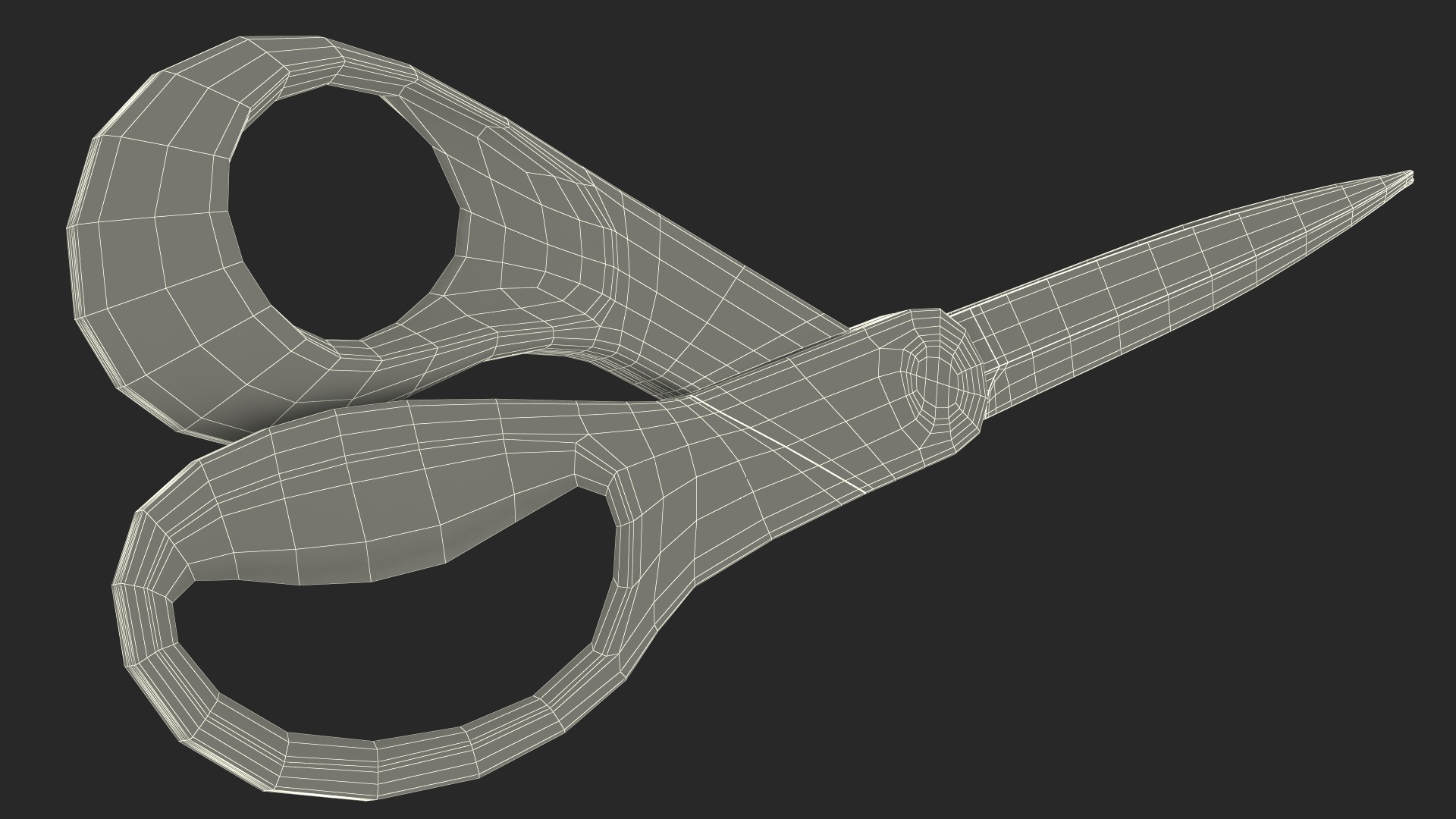 Stainless Steel Scissors 3D model
