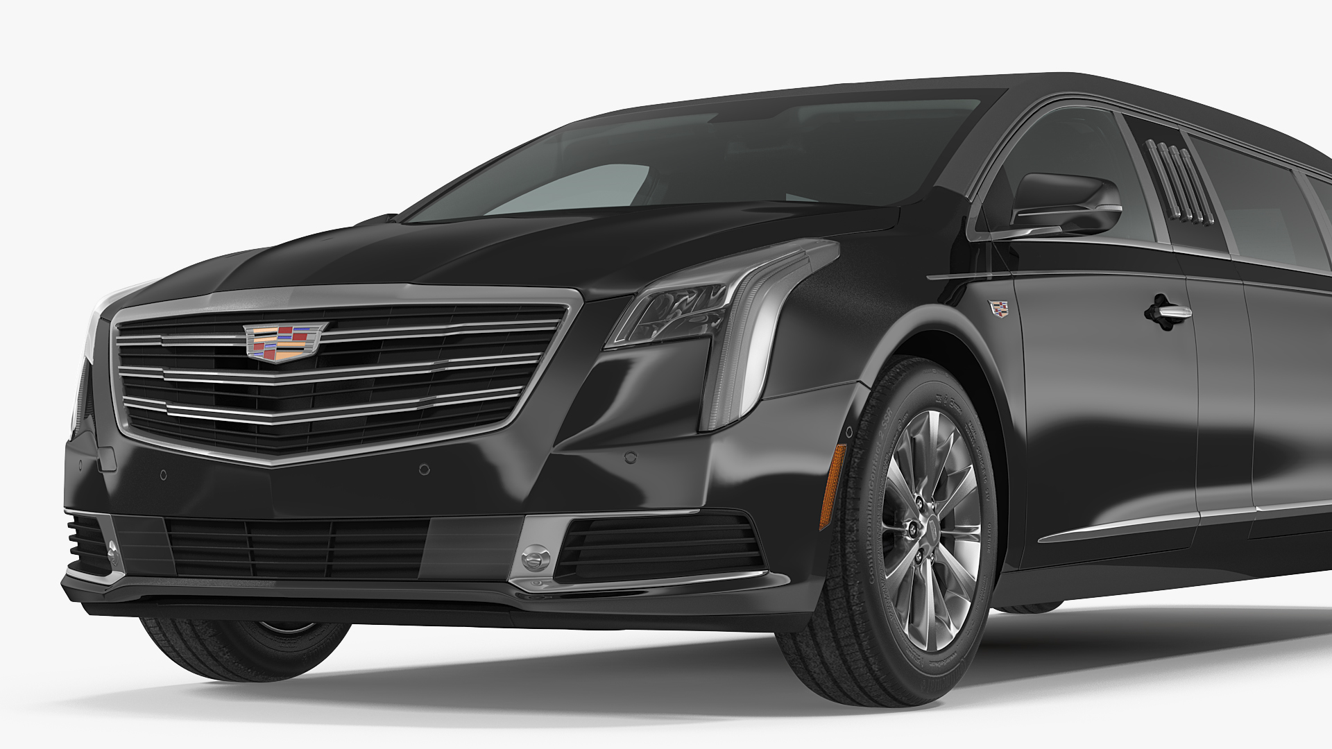 Cadillac SS 70 Stretch Limousine Rigged 3D model