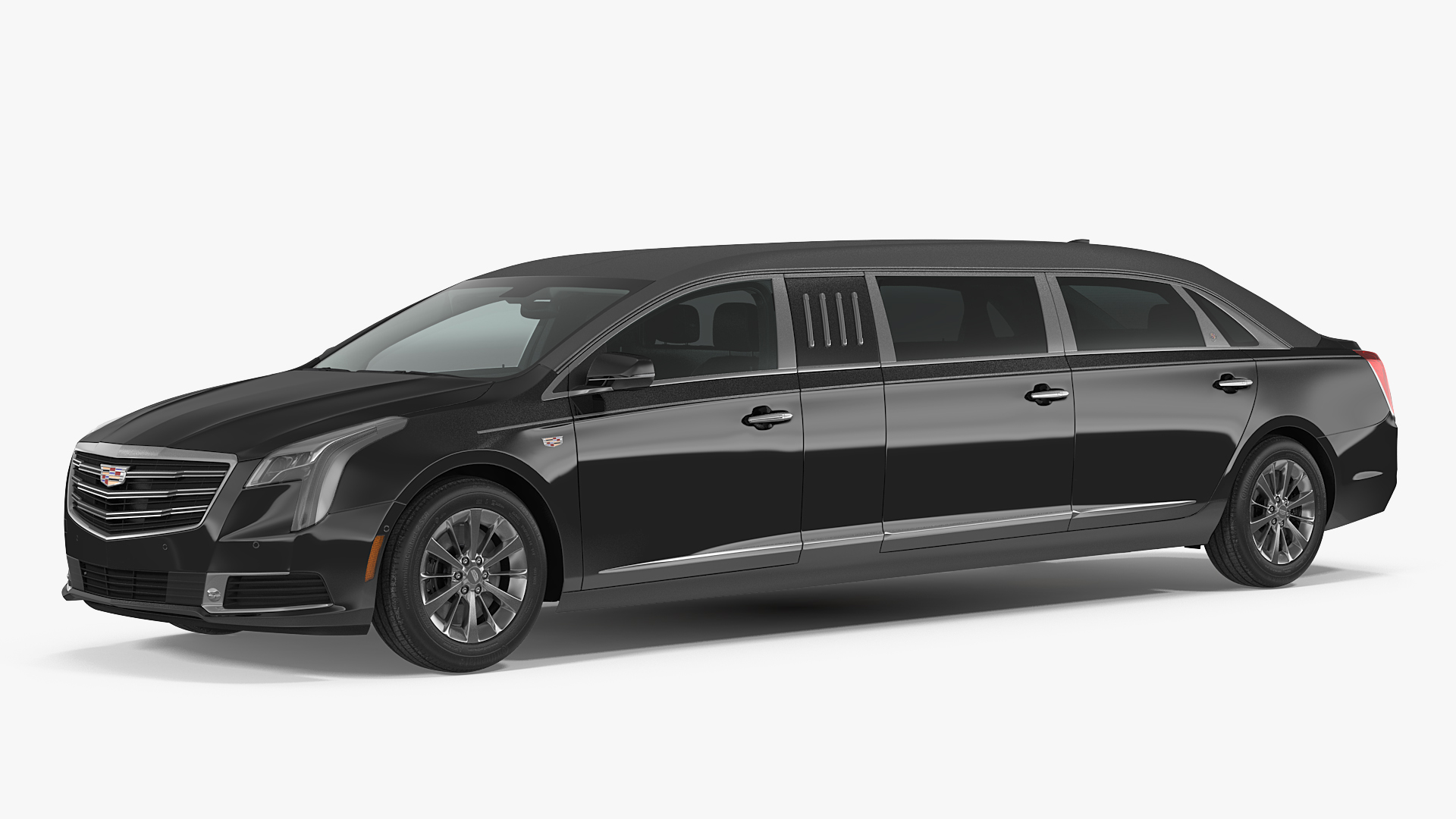Cadillac SS 70 Stretch Limousine Rigged 3D model
