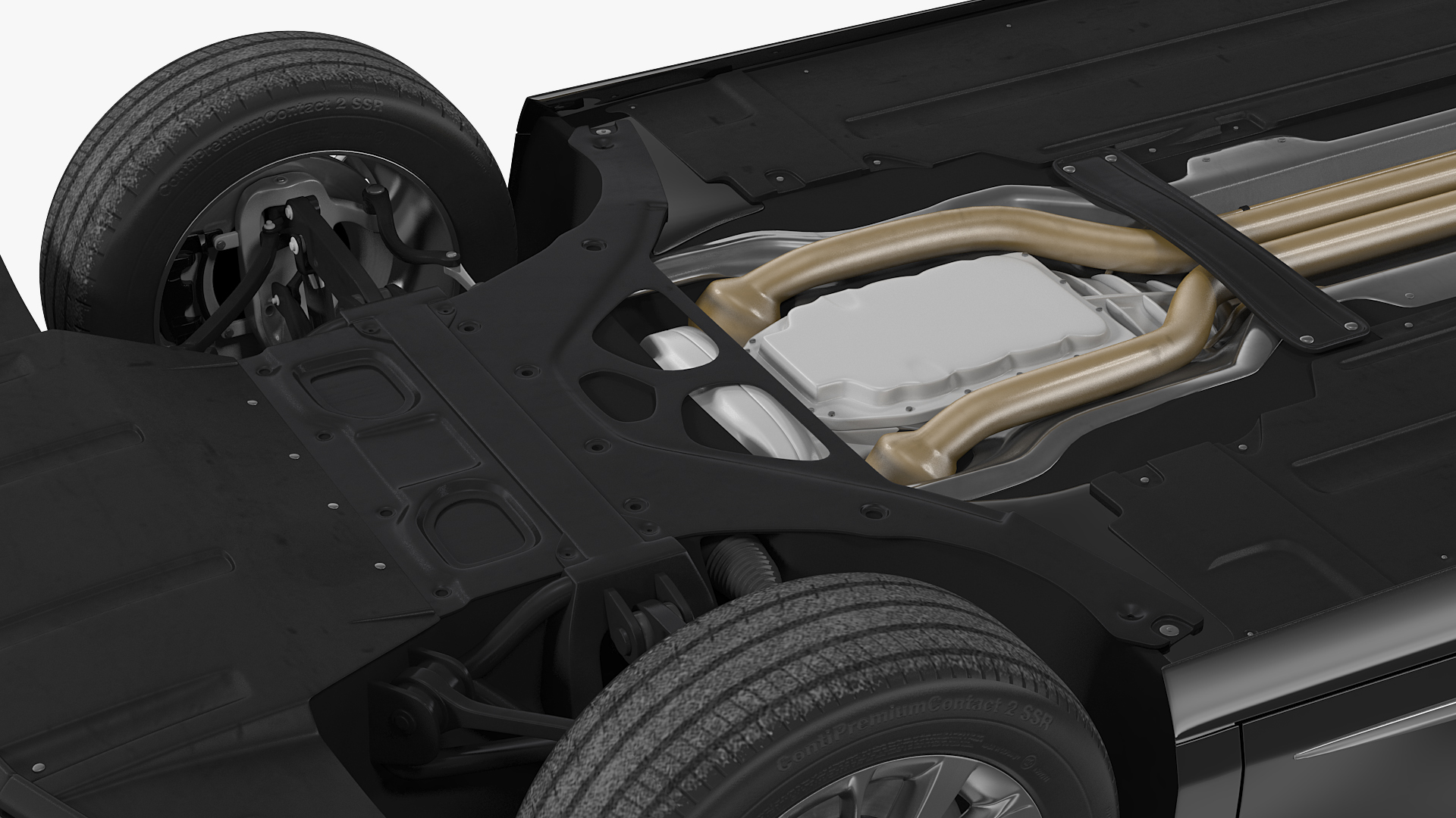 Cadillac SS 70 Stretch Limousine Rigged 3D model