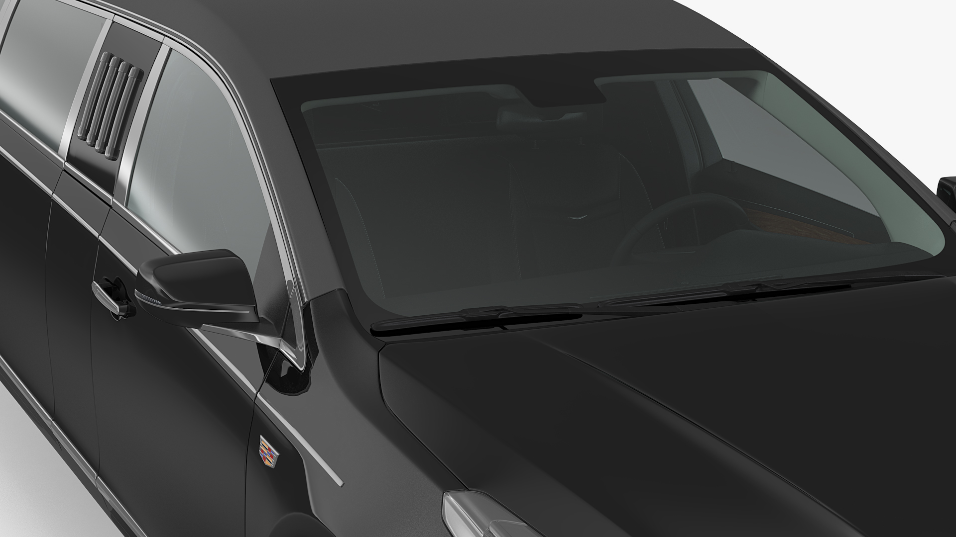 Cadillac SS 70 Stretch Limousine Rigged 3D model