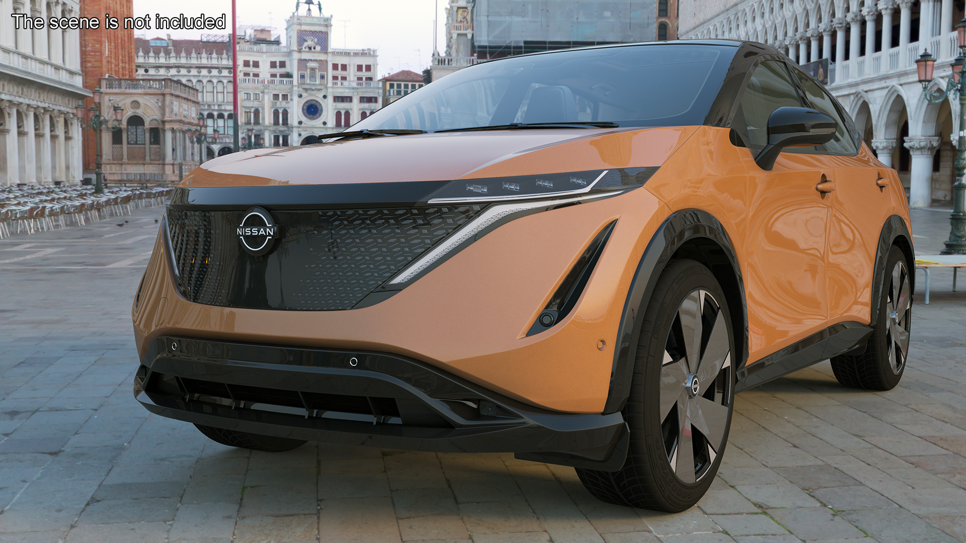 Nissan Ariya Rigged 3D model