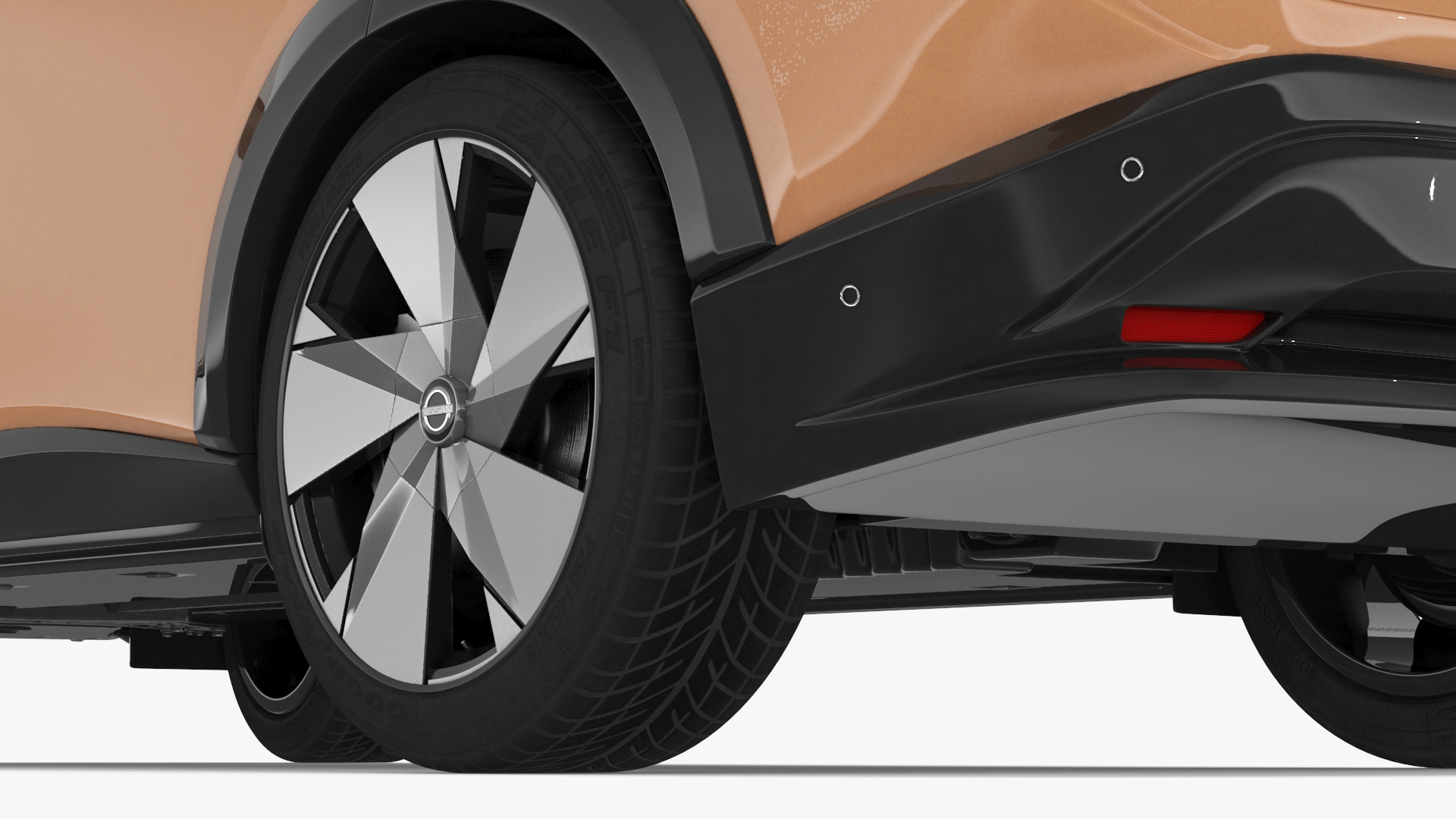 Nissan Ariya Rigged 3D model