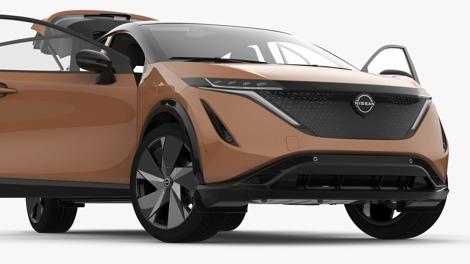Nissan Ariya Rigged 3D model