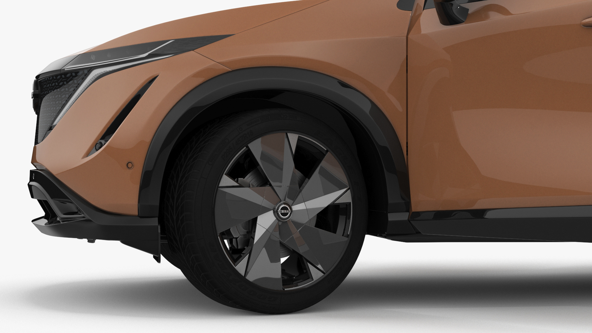 Nissan Ariya Rigged 3D model