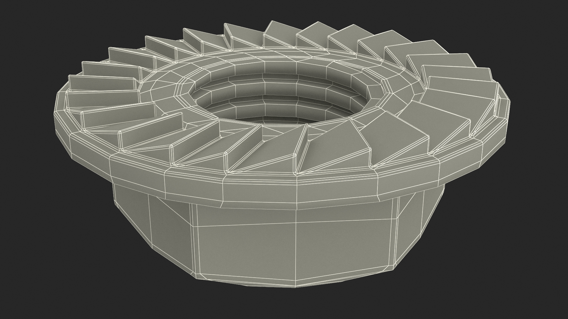 Brass Nuts Kit 3D model