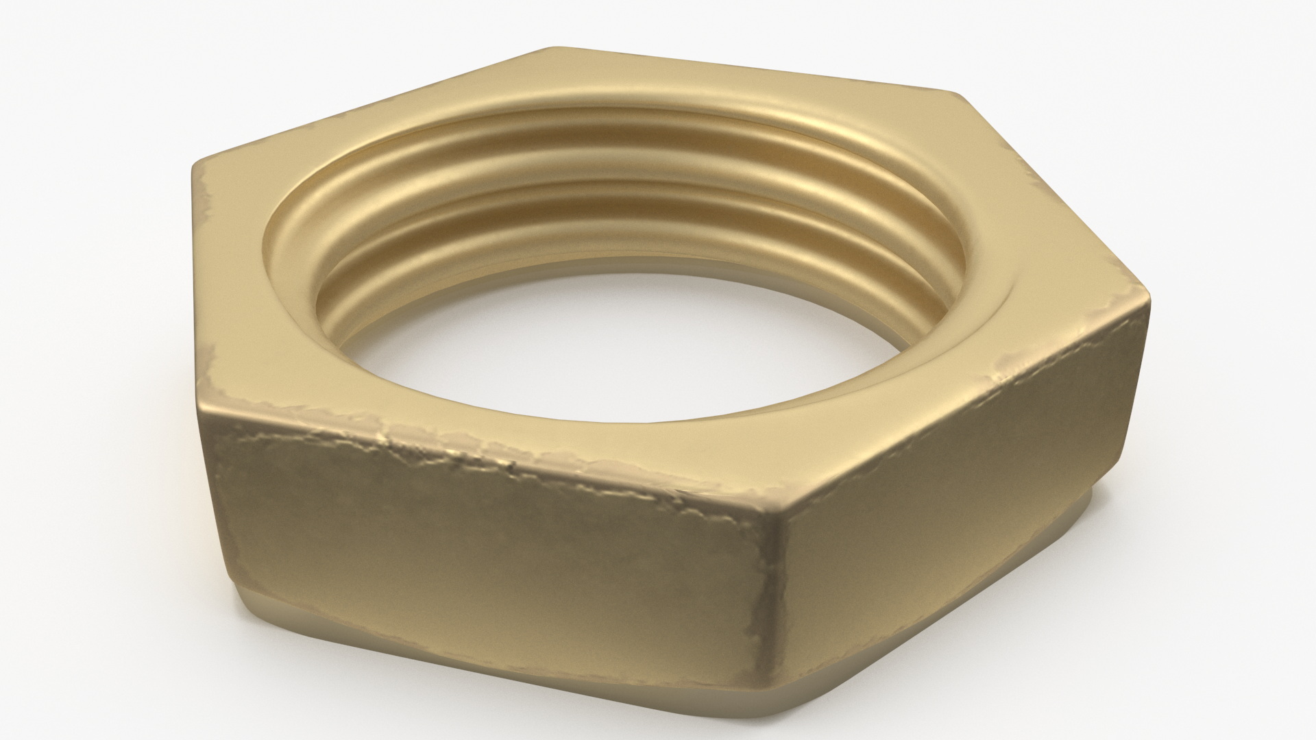 Brass Nuts Kit 3D model