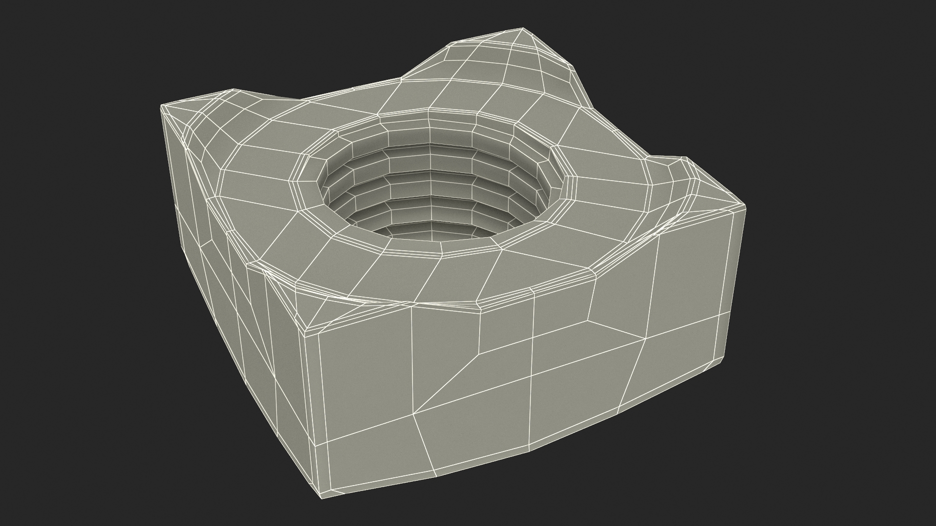 Brass Nuts Kit 3D model