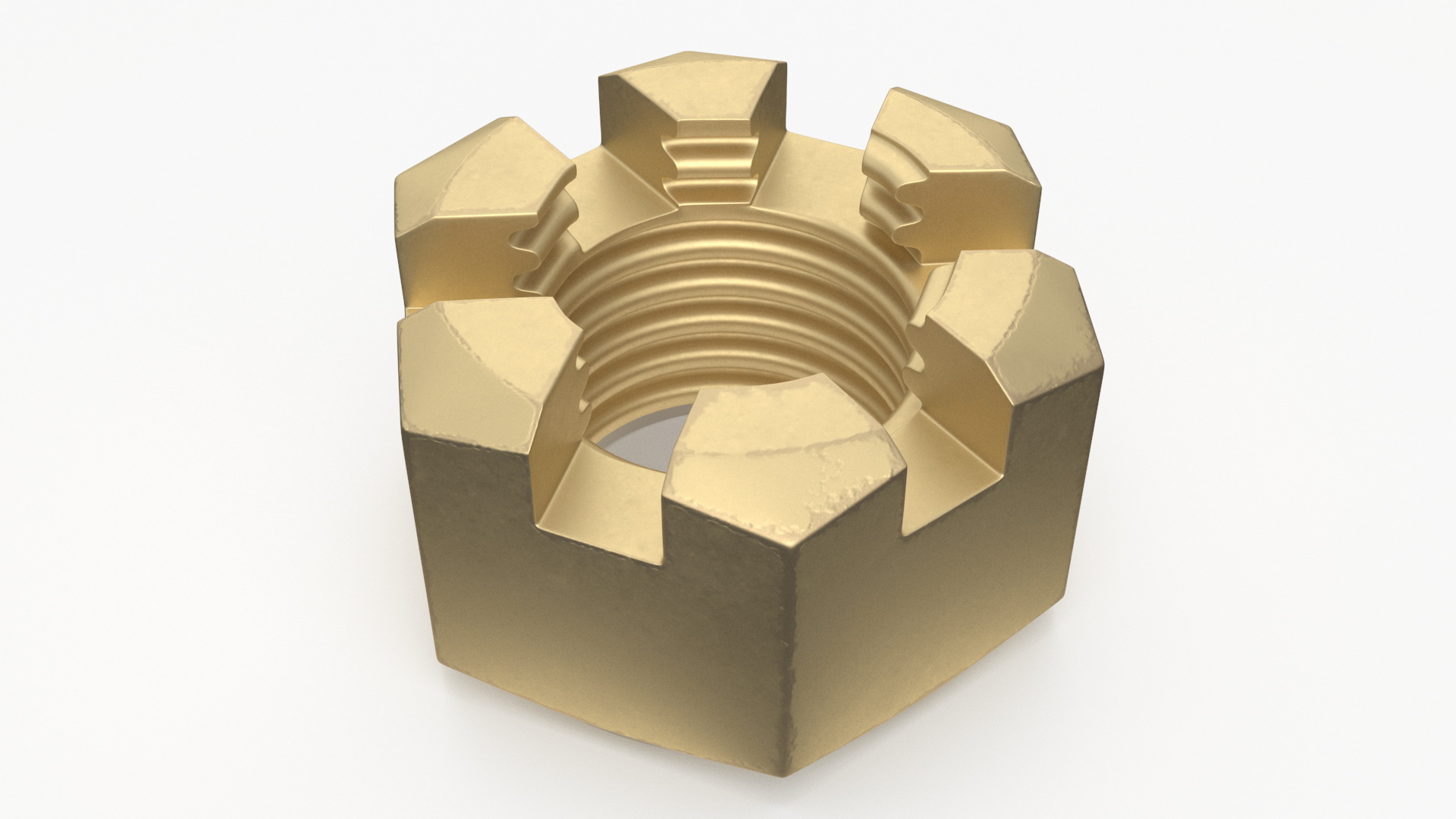 Brass Nuts Kit 3D model