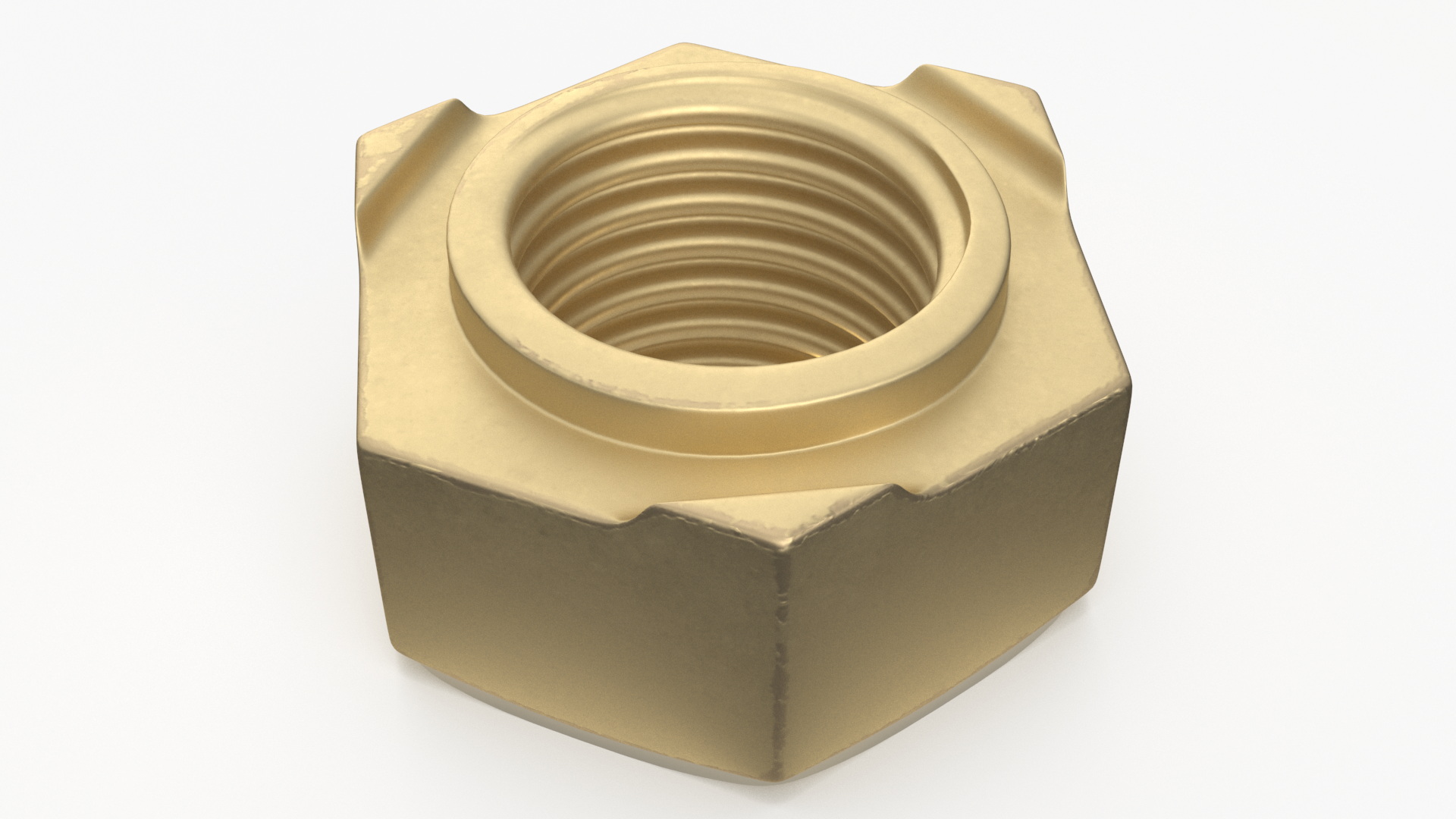 Brass Nuts Kit 3D model