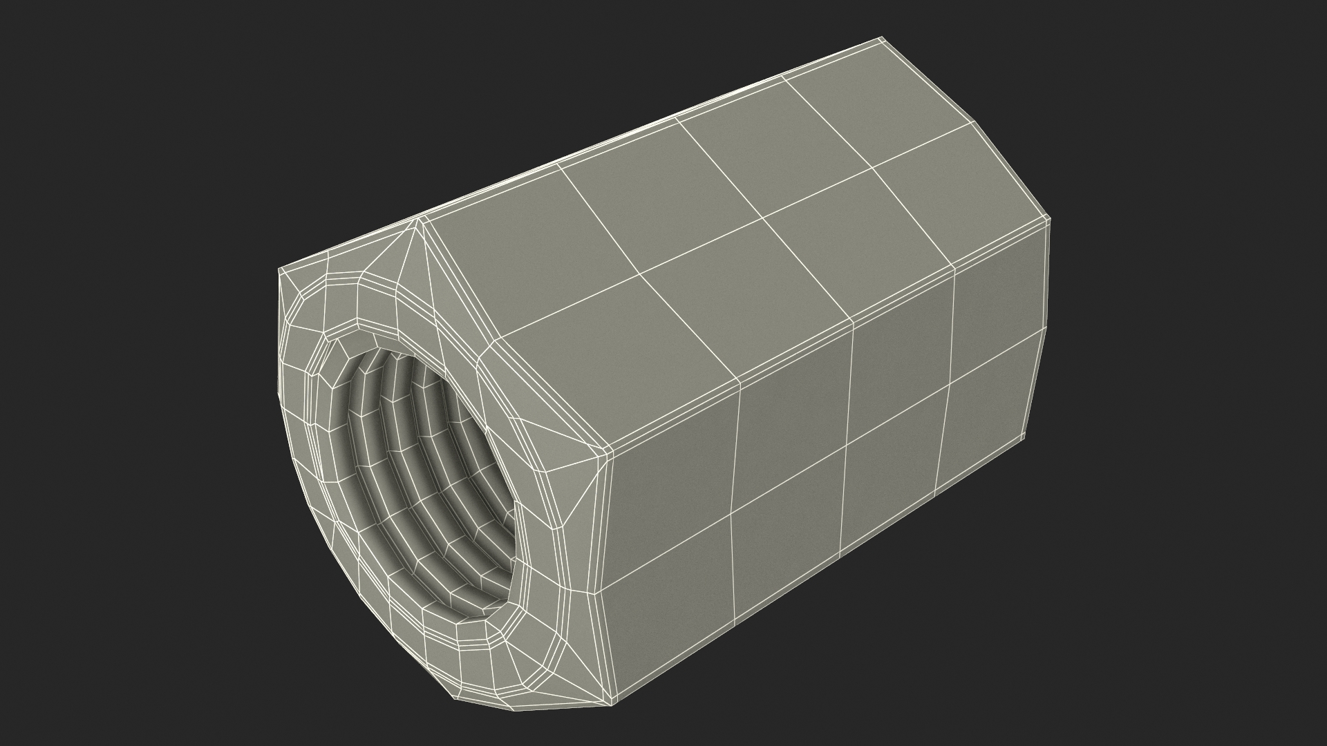 Brass Nuts Kit 3D model