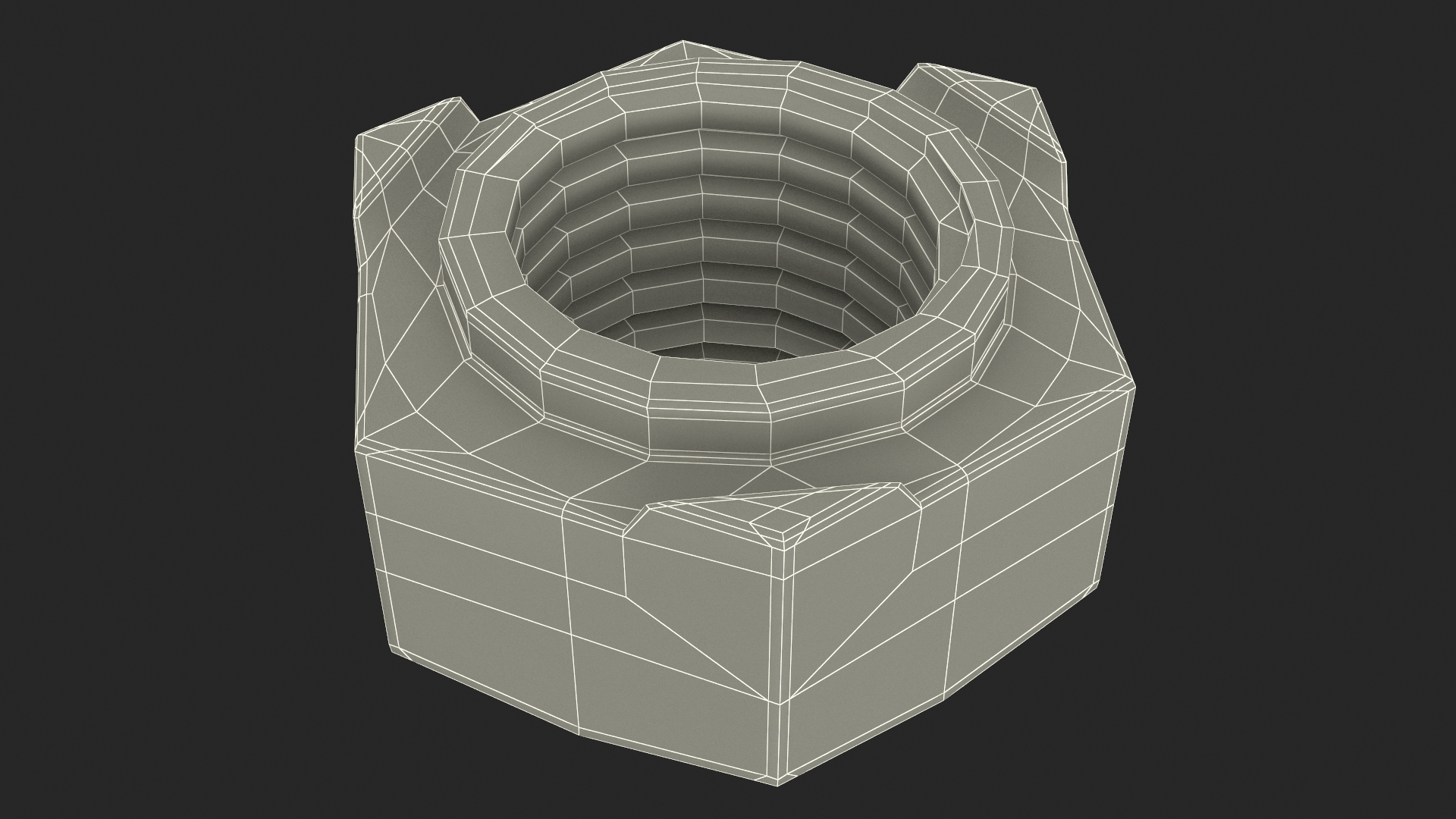 Brass Nuts Kit 3D model