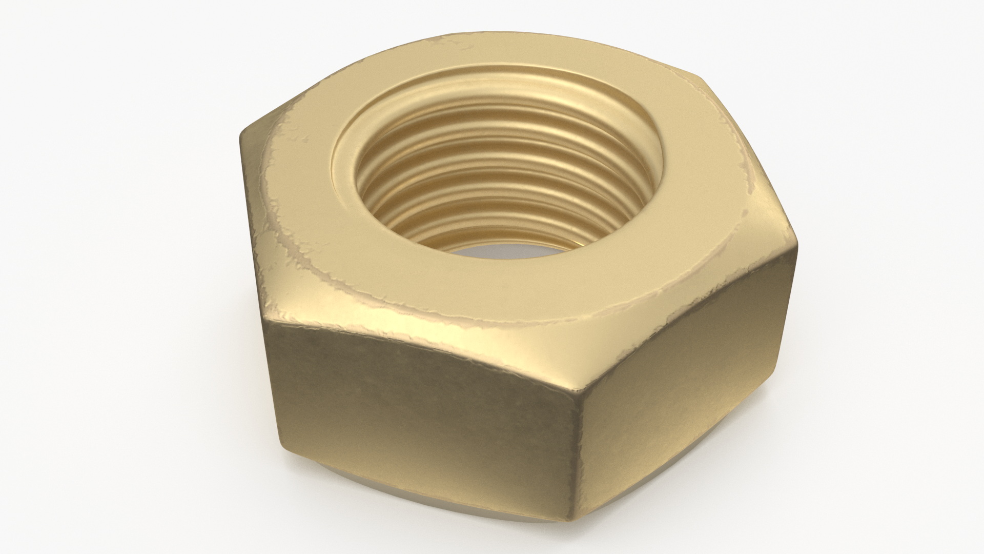Brass Nuts Kit 3D model