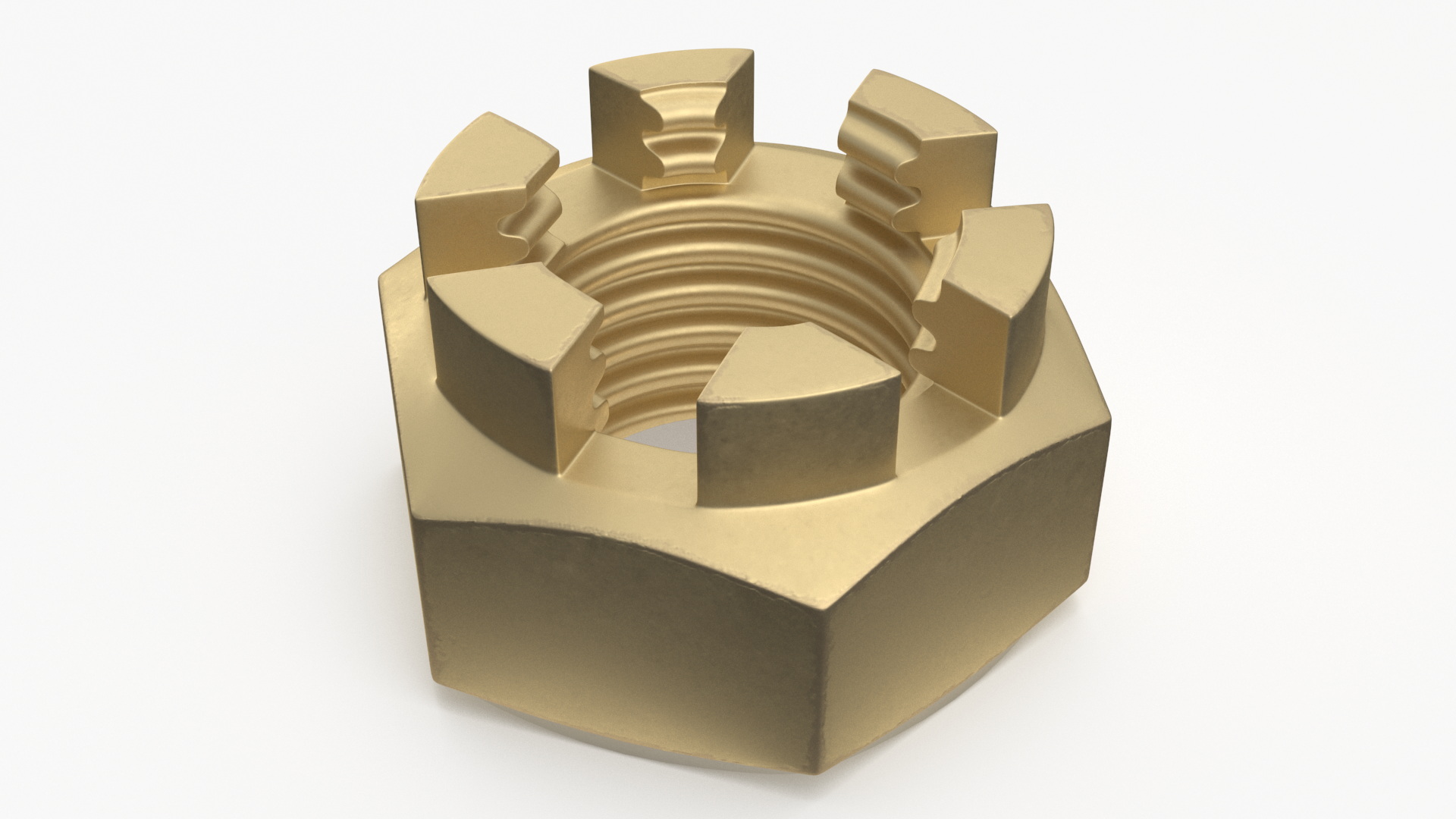 Brass Nuts Kit 3D model