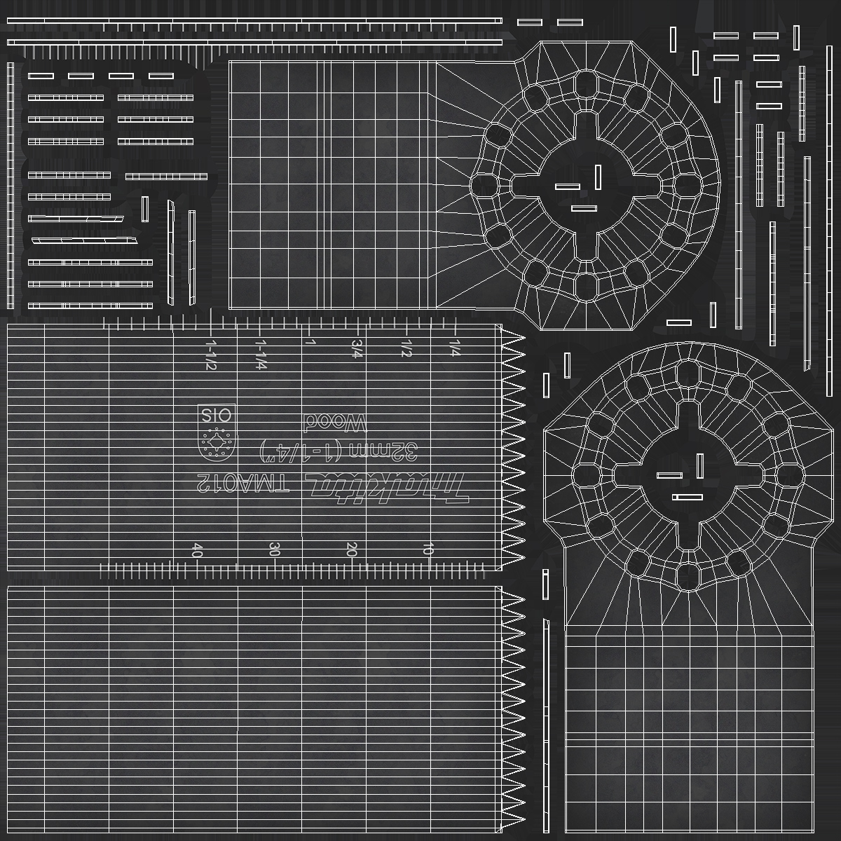 3D Oscillating Saw Blade