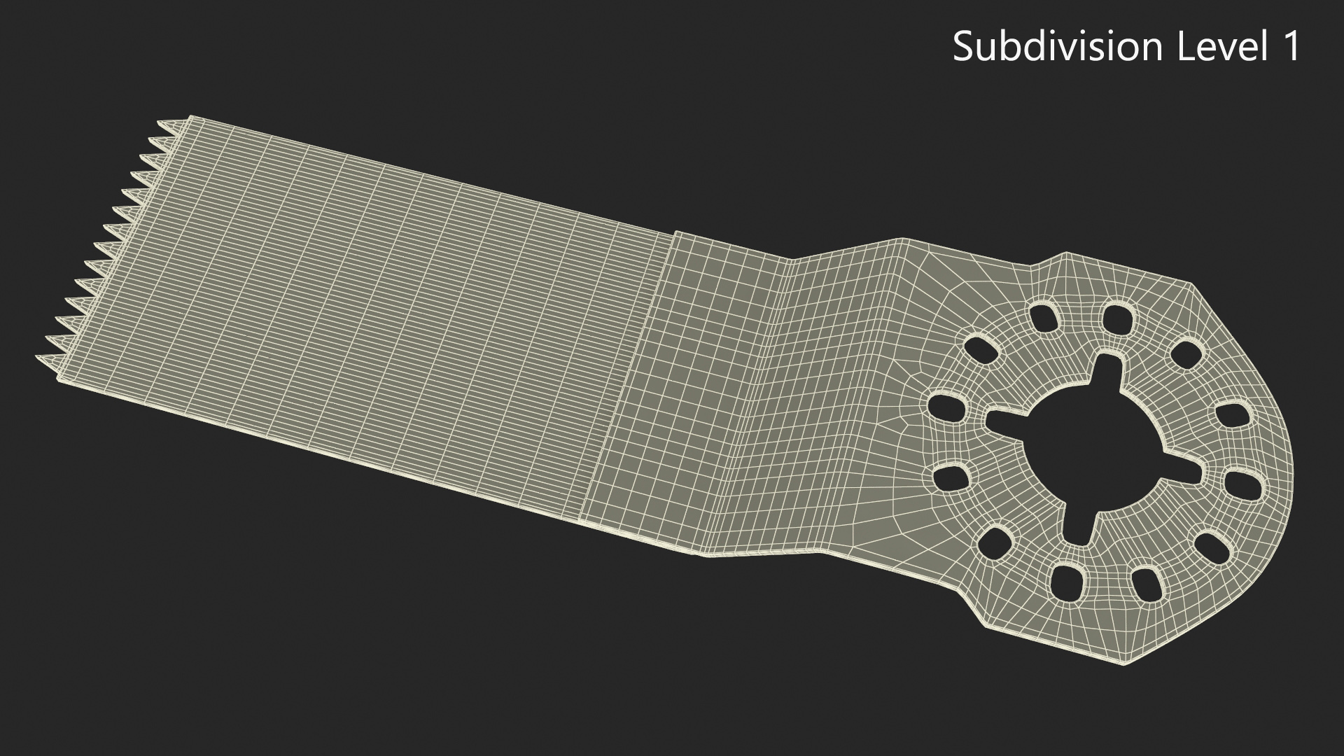 3D Oscillating Saw Blade