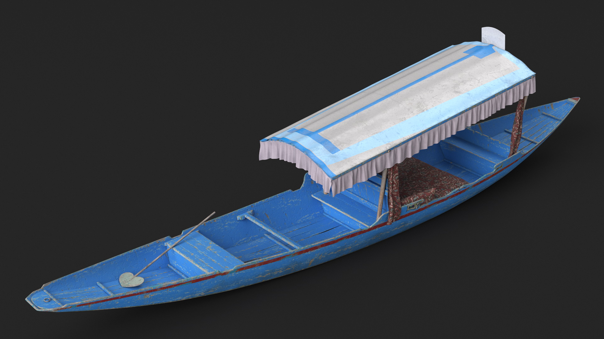 Shikara Drift Blue Old 3D