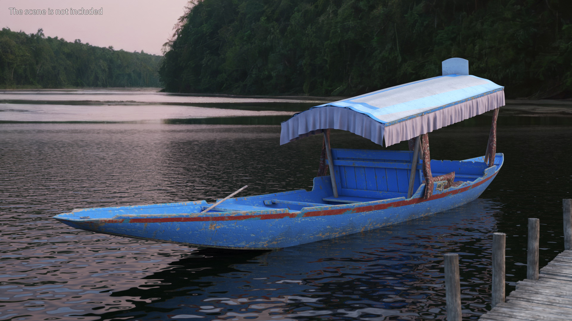 Shikara Drift Blue Old 3D