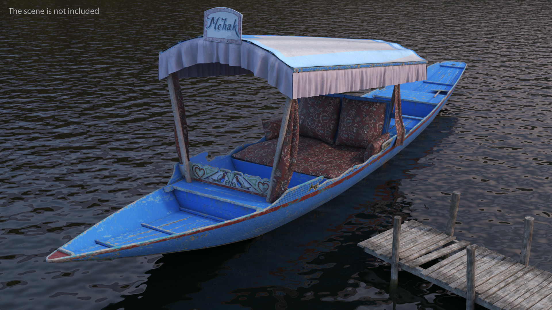 Shikara Drift Blue Old 3D