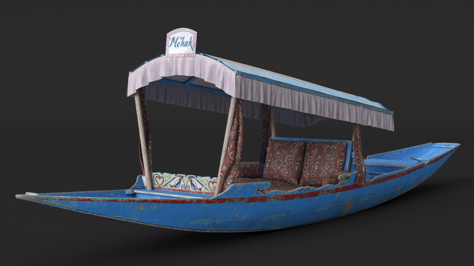 Shikara Drift Blue Old 3D