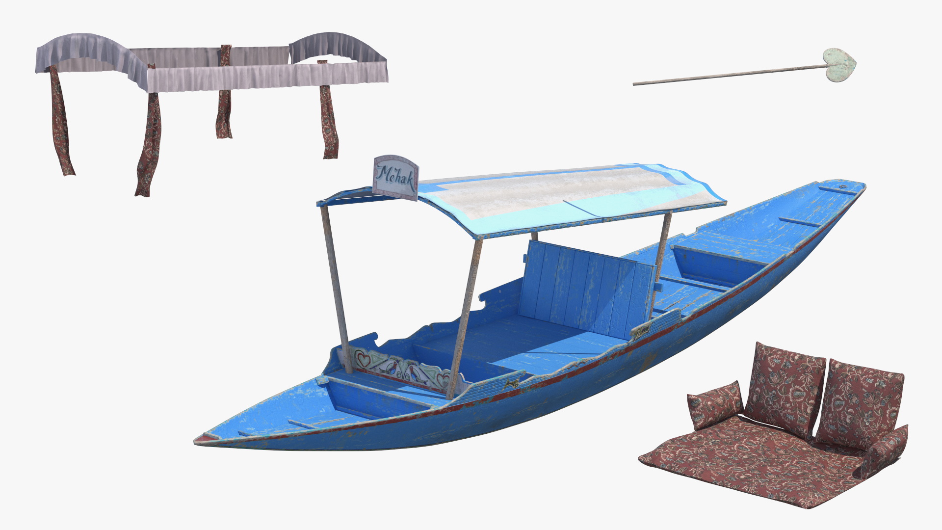 Shikara Drift Blue Old 3D