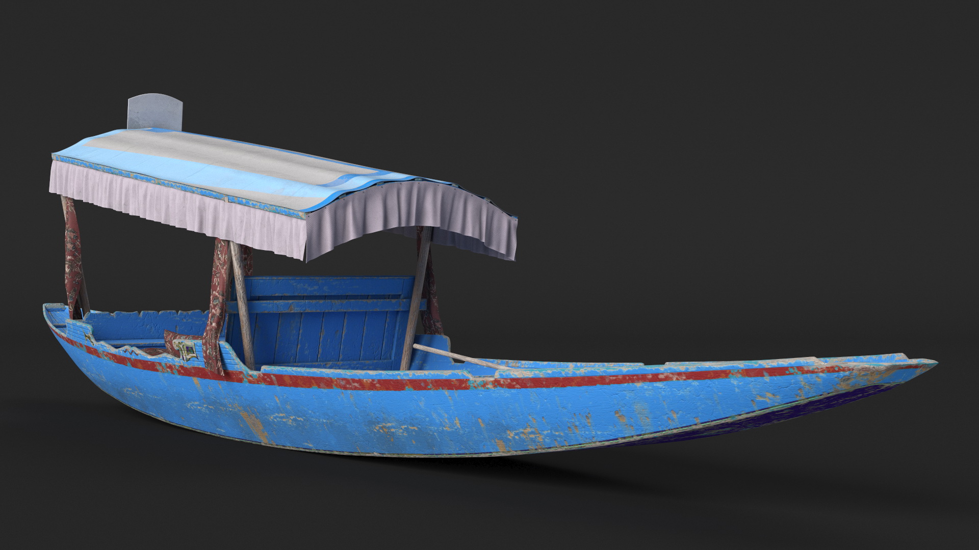 Shikara Drift Blue Old 3D