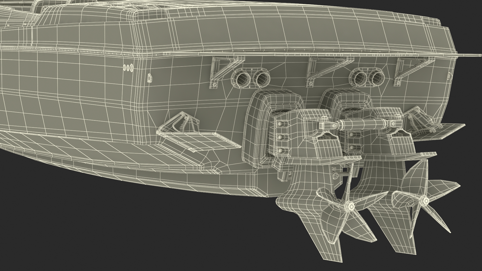 3D Yacht With Woman Beachwear