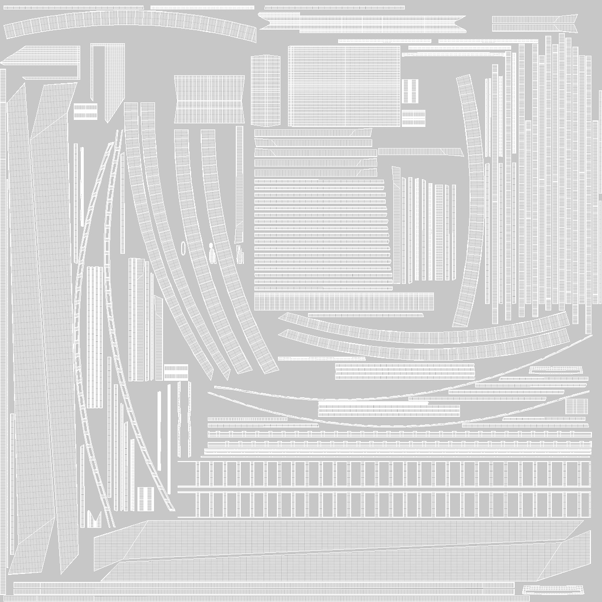 Burj Al Arab Luxury Hotel Fur 3D model