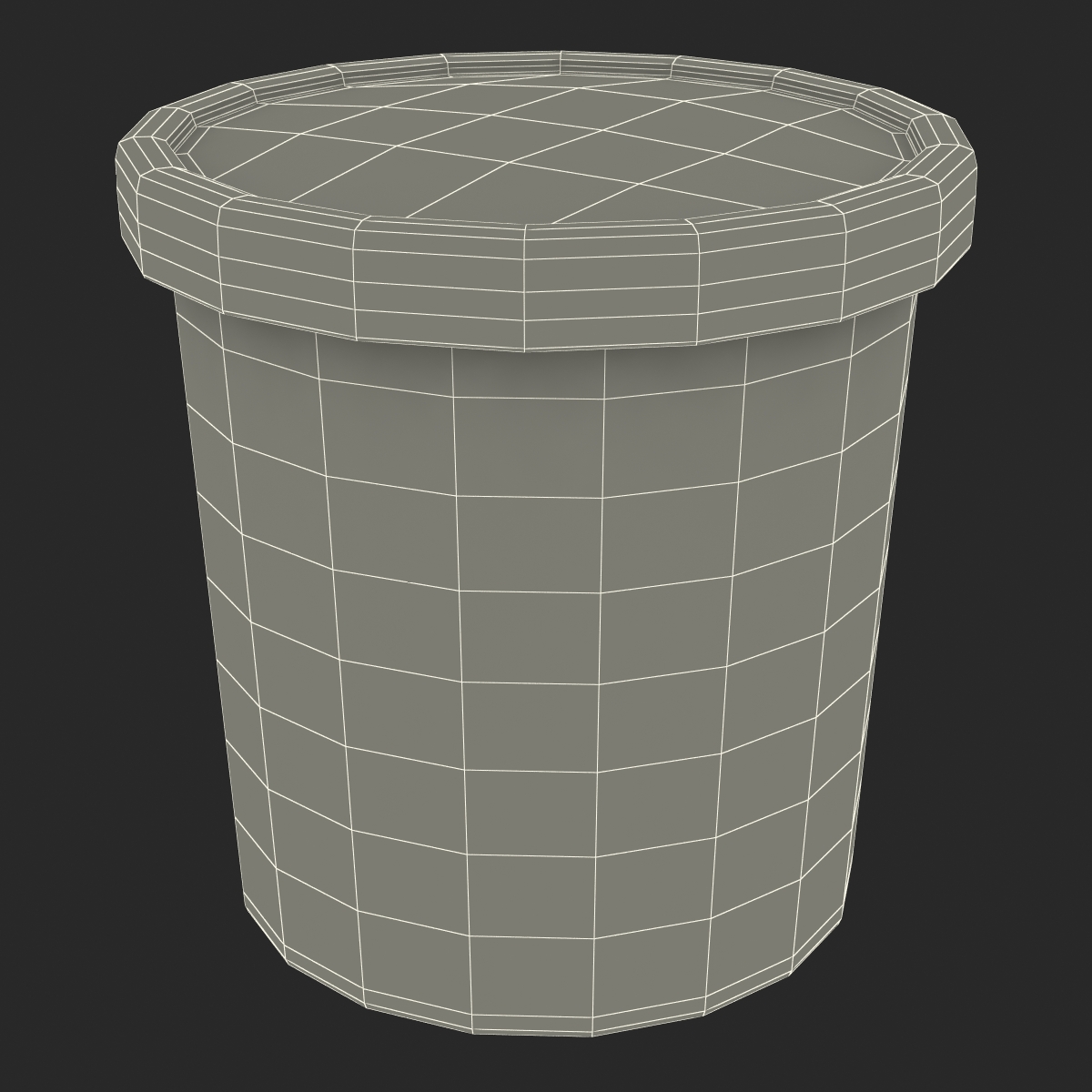 Ice Cream Pint Generic Pack 3D