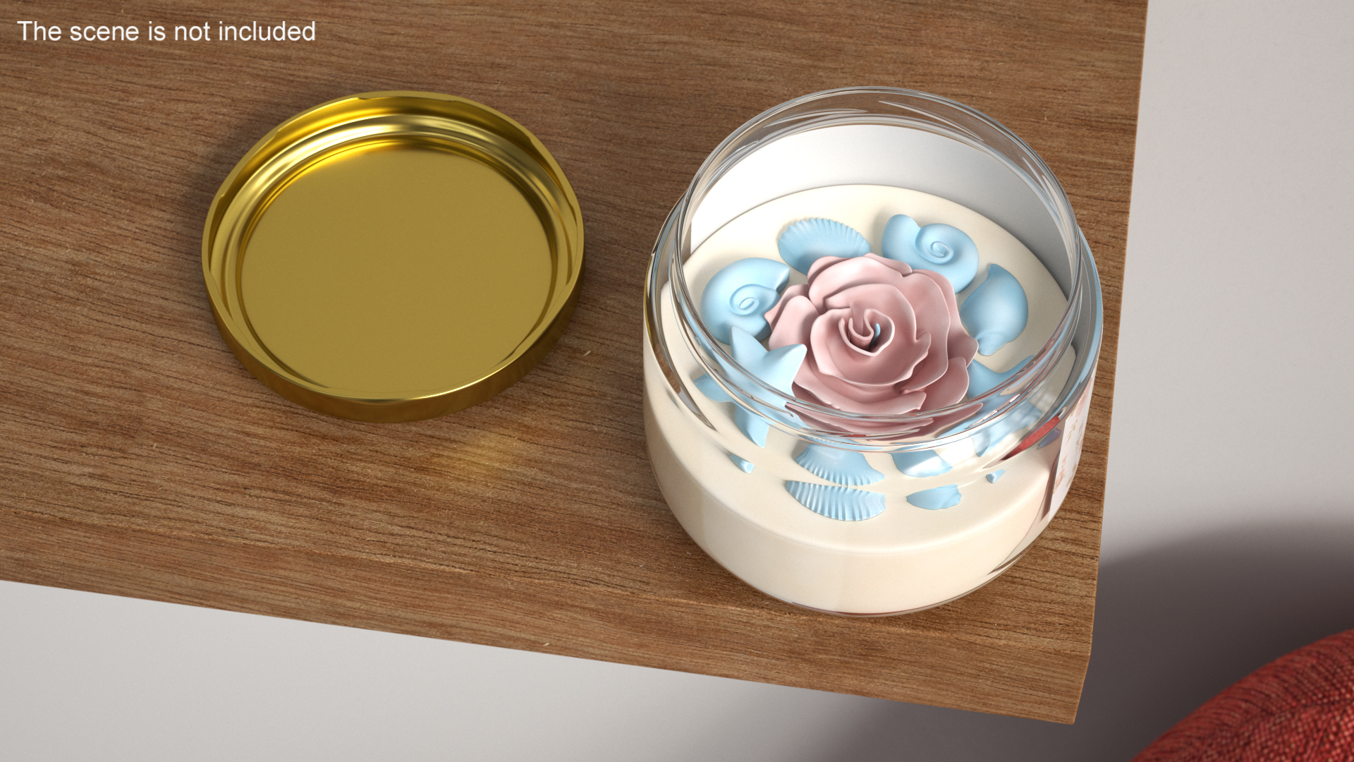 3D model Glass Jar Candle ReStory Open with Cover