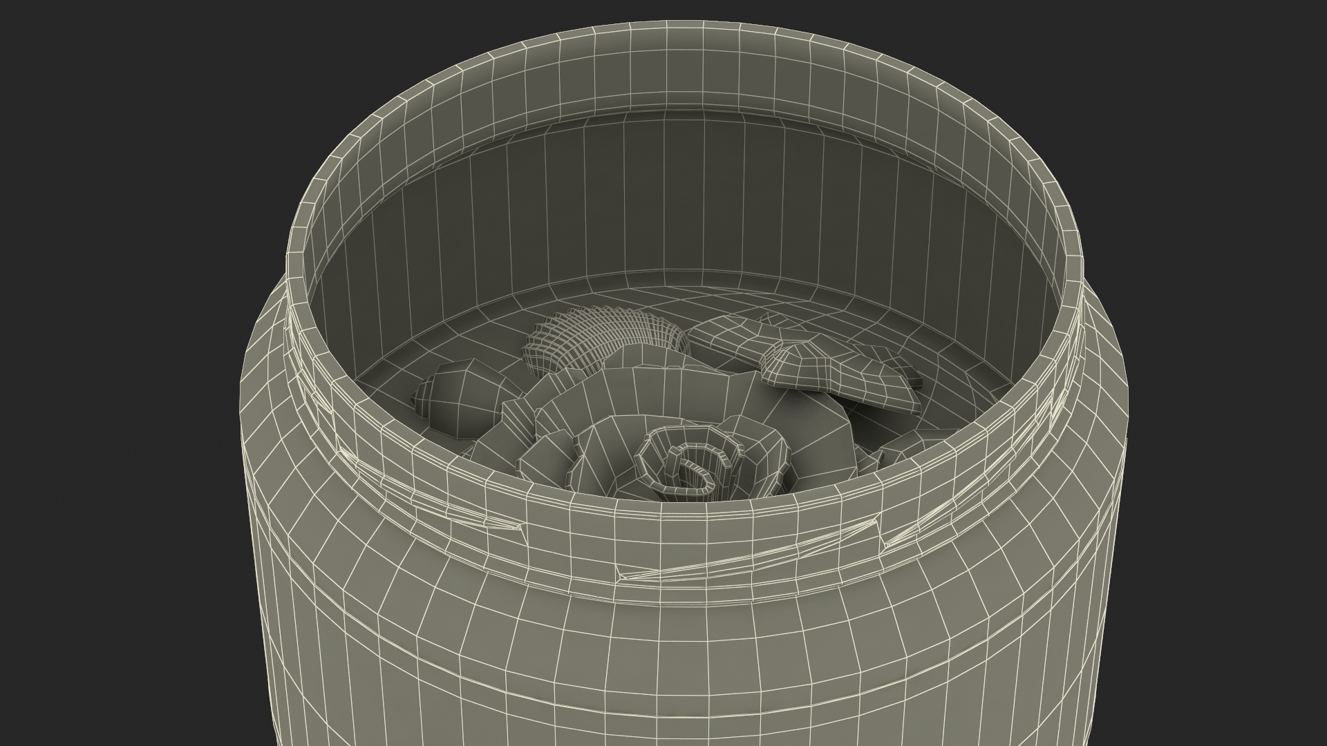 3D model Glass Jar Candle ReStory Open with Cover