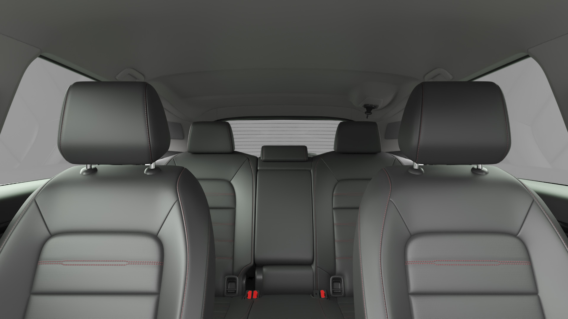 3D model 2025 Honda CR-V Red Rigged for Maya