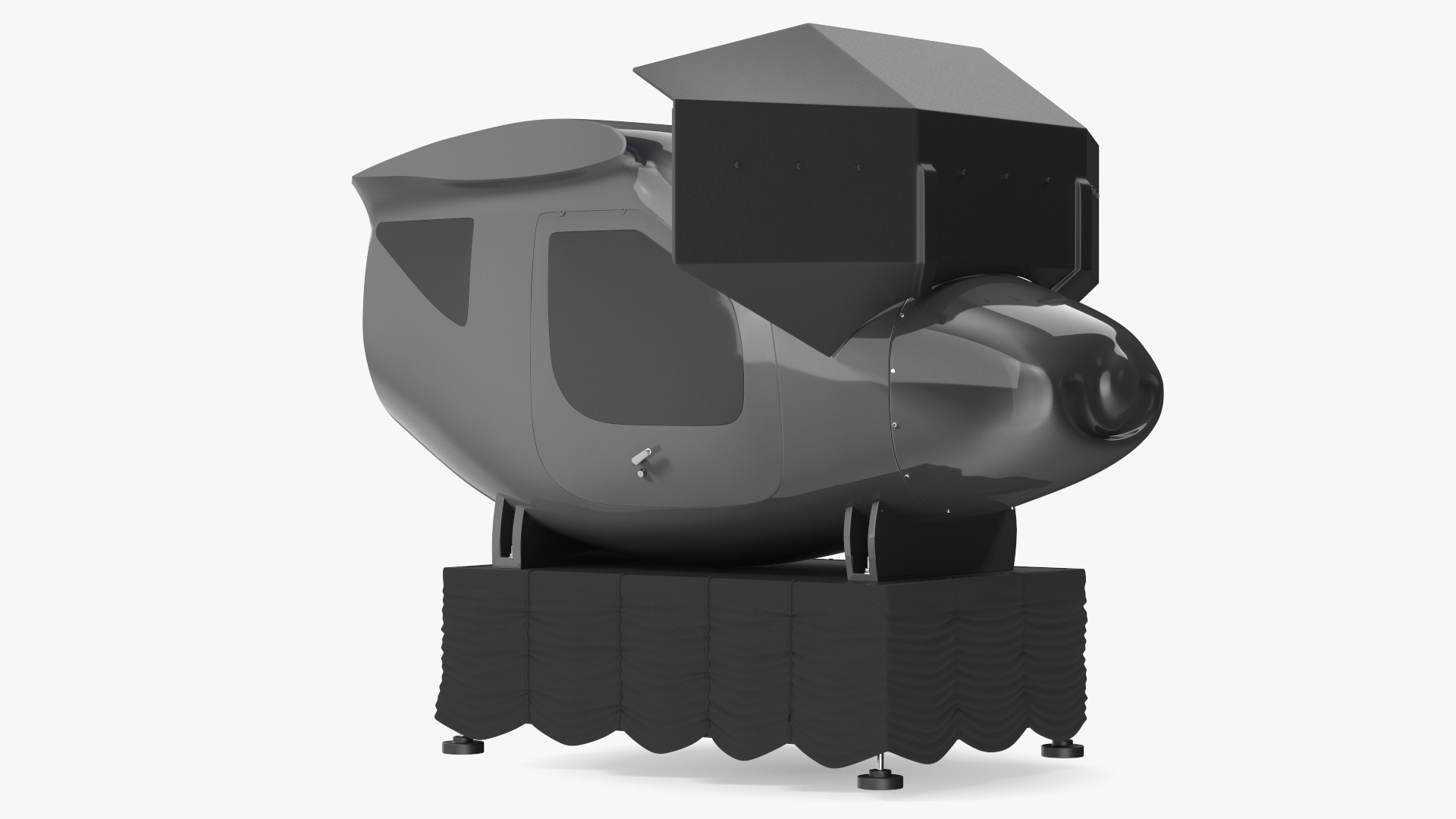 Flight Simulator Rigged for Cinema 4D 3D