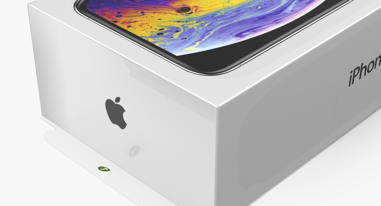 Apple iPhone Xs Box 3D model