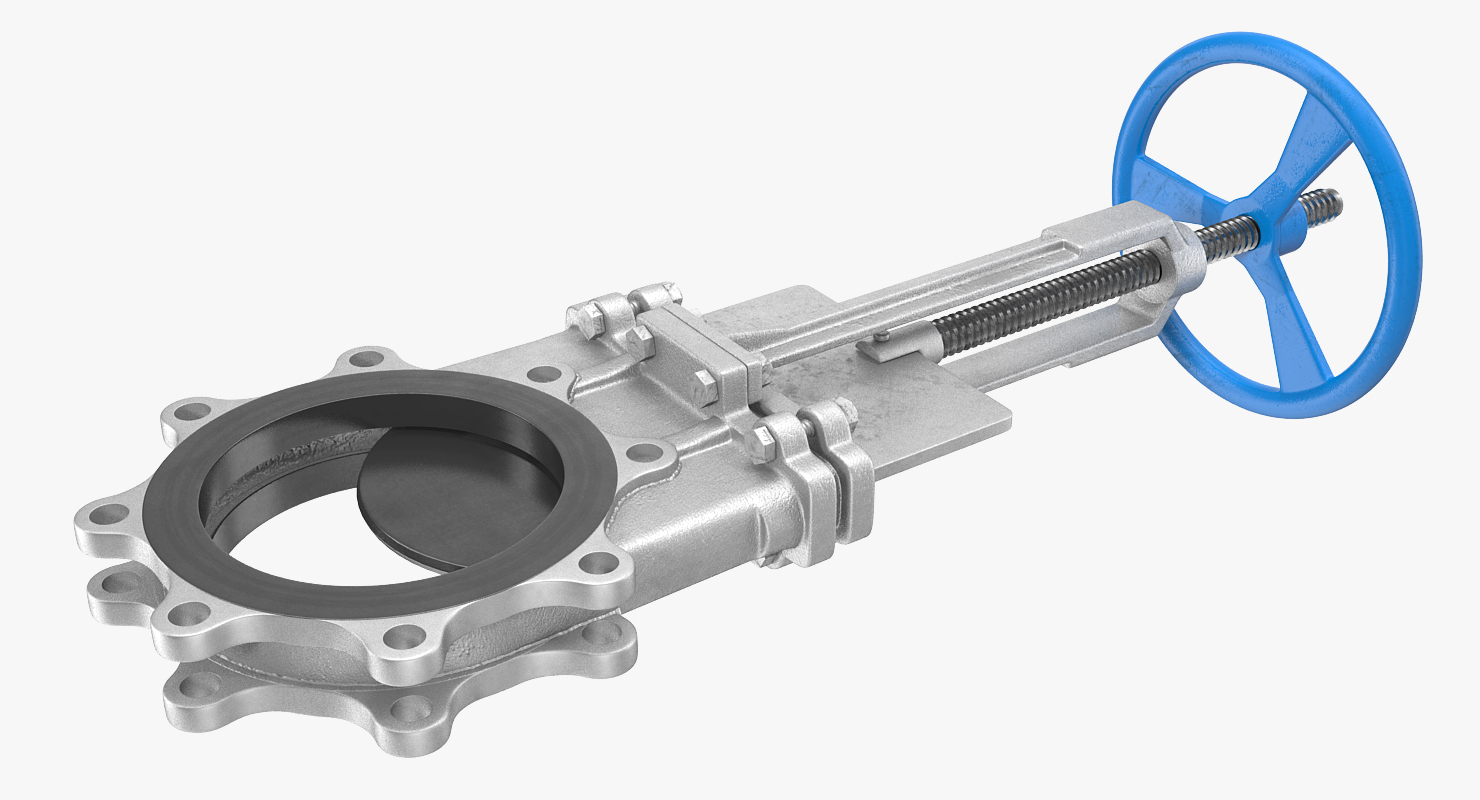 3D Knife Gate Valve