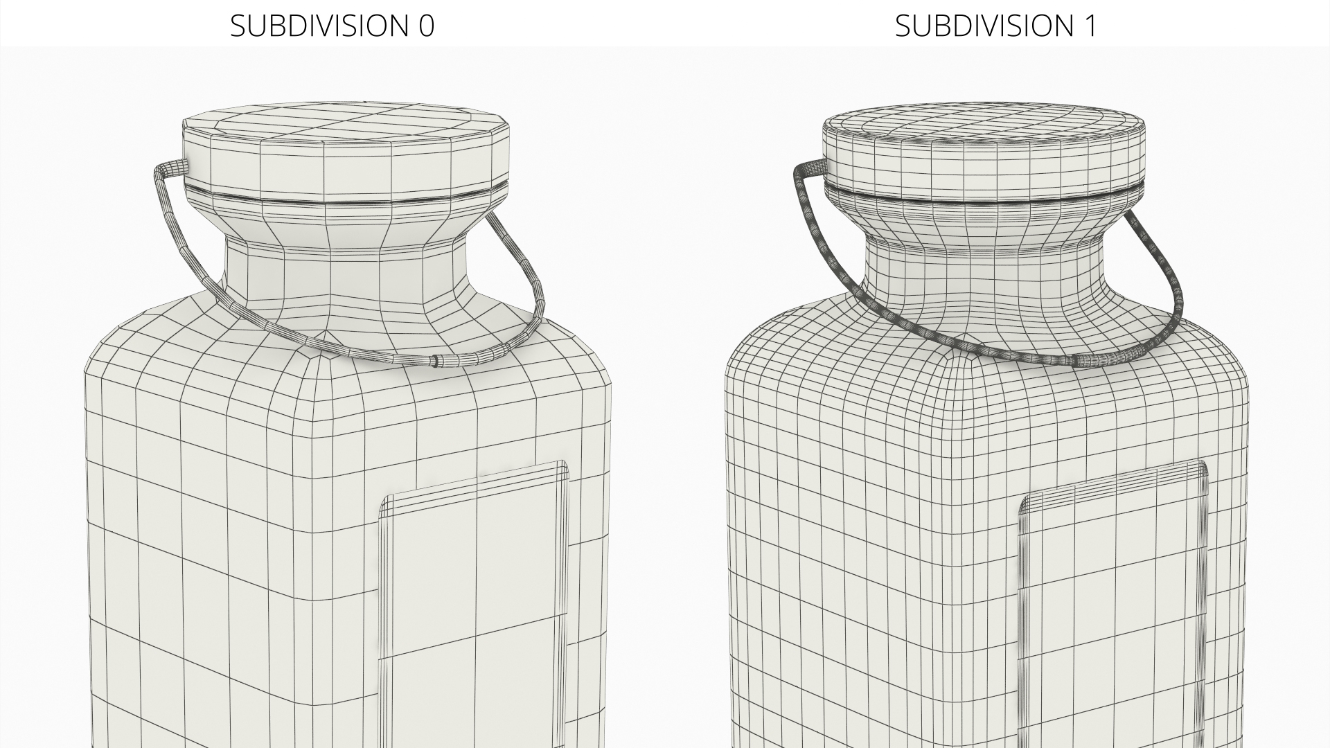 Narrow Neck Sharps Disposal Container With Lid - view 6
