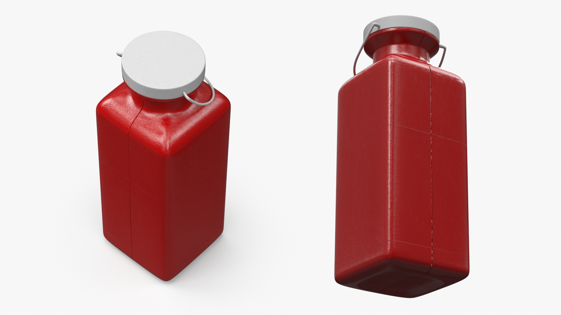 Narrow Neck Sharps Disposal Container With Lid - view 3