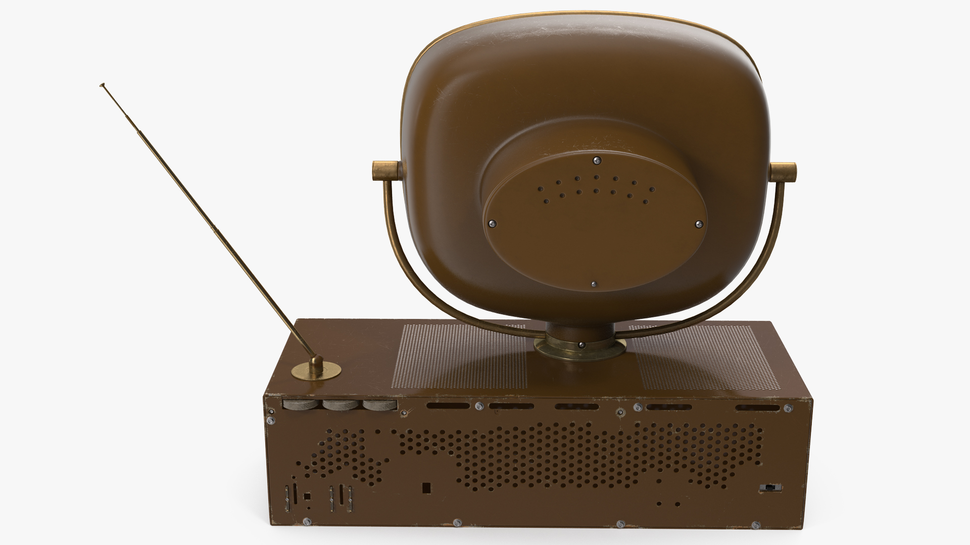 Vintage Antique 50s TV 3D
