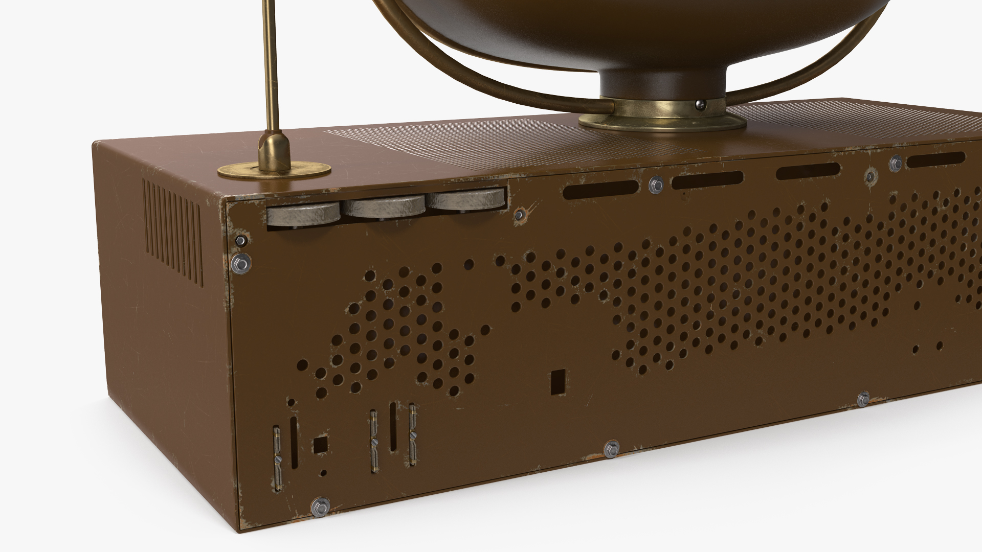 Vintage Antique 50s TV 3D