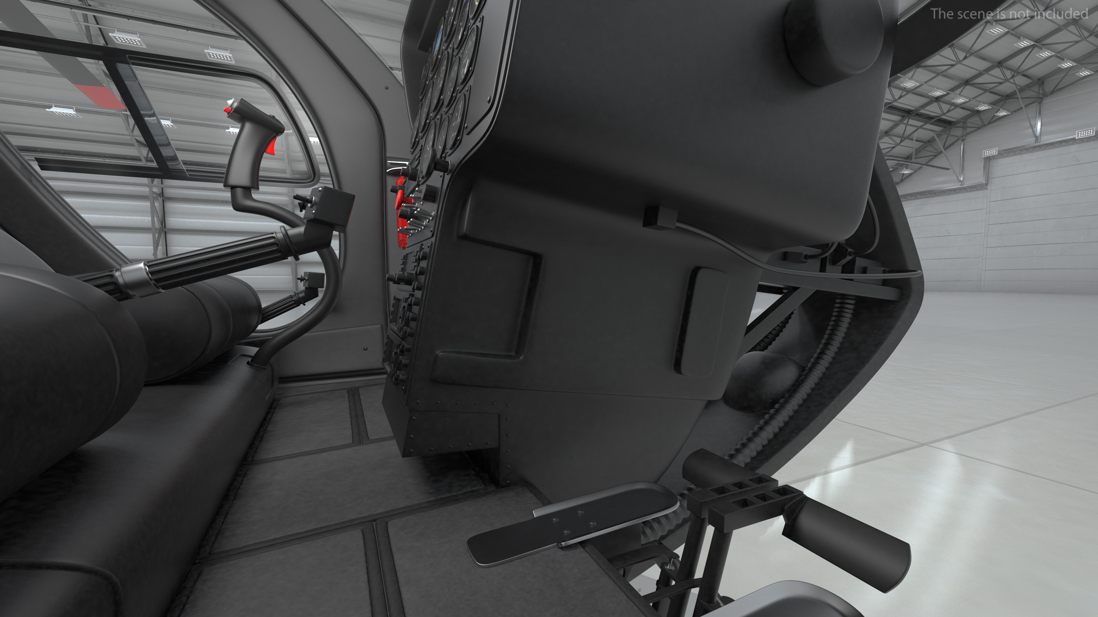 3D Light Utility Civilian Helicopter model