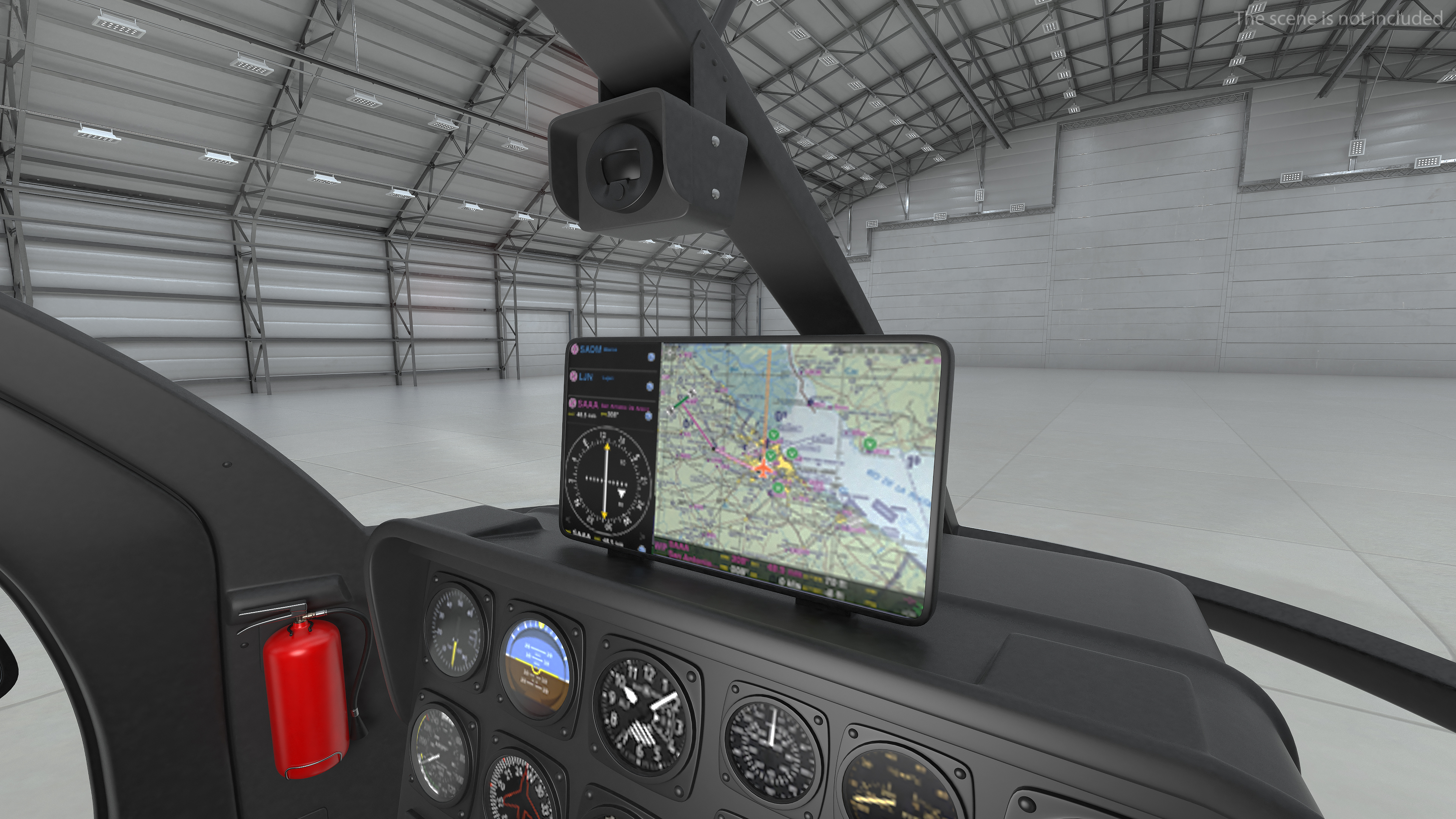 3D Light Utility Civilian Helicopter model