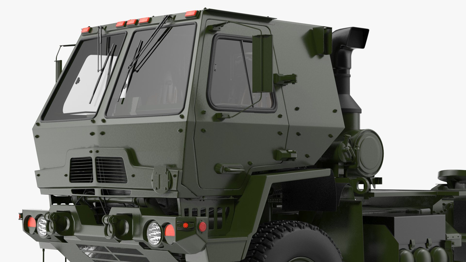 3D Military Tractor