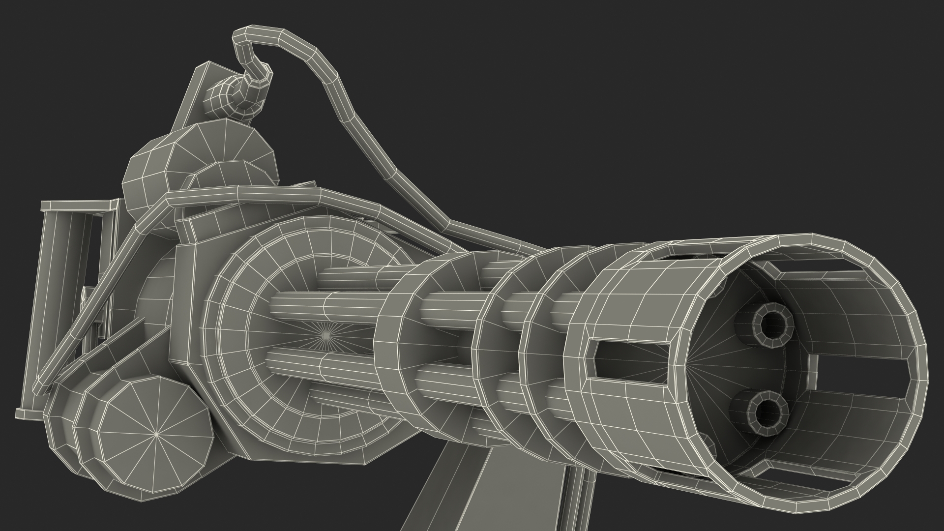 3D model Helicopter Armament Subsystem with Rocket Launcher